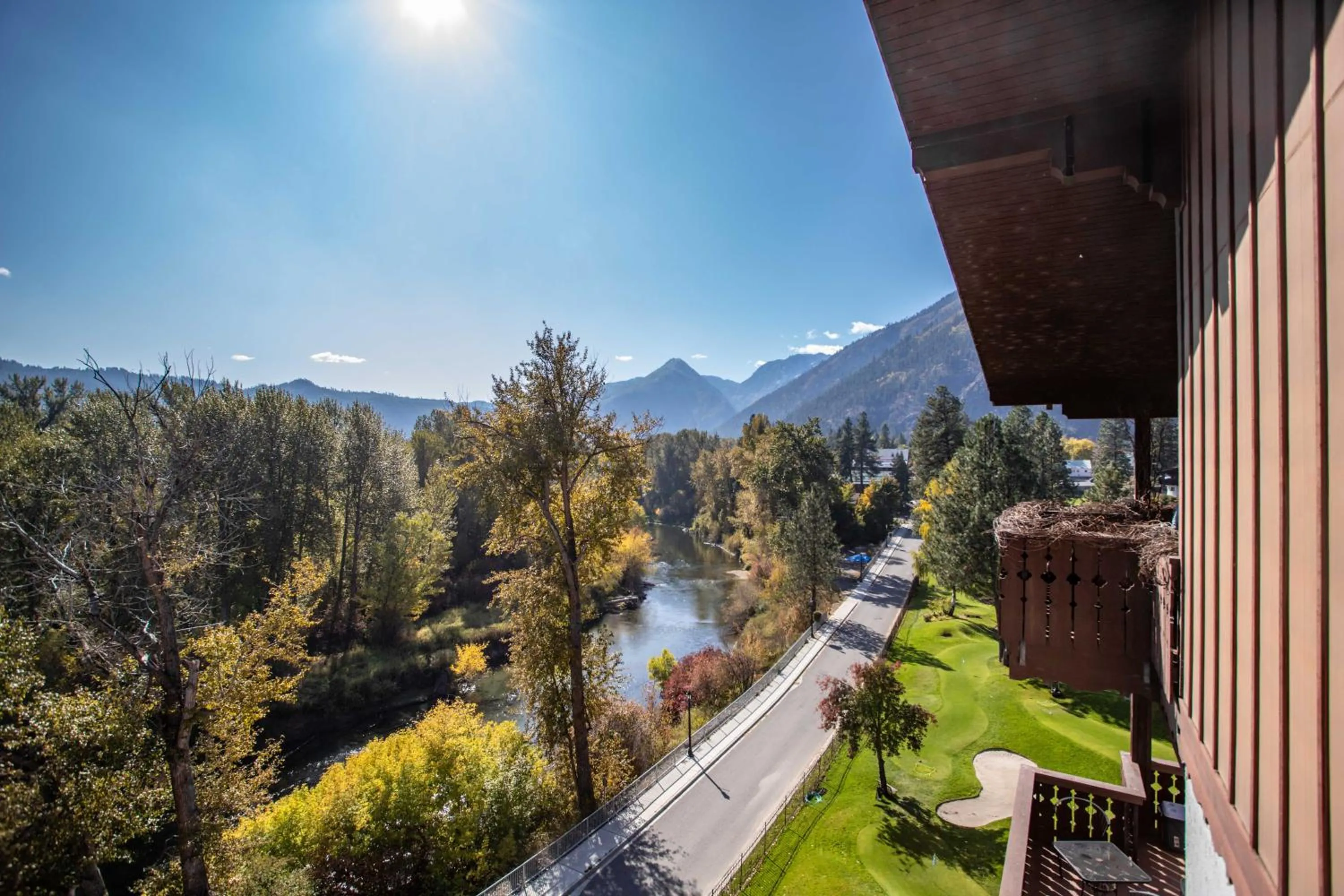 Mountain view in Obertal Inn