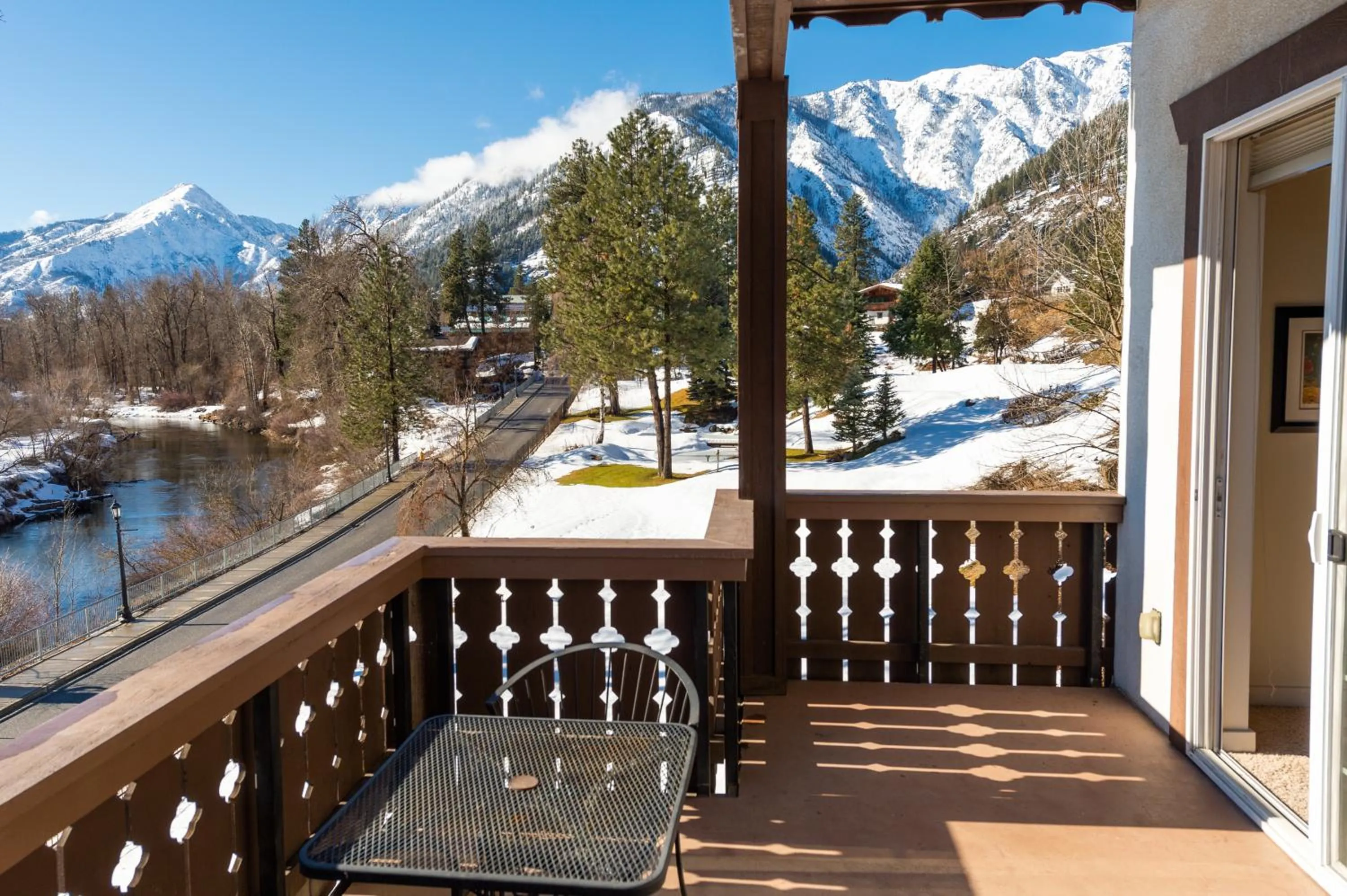 Balcony/Terrace in Obertal Inn