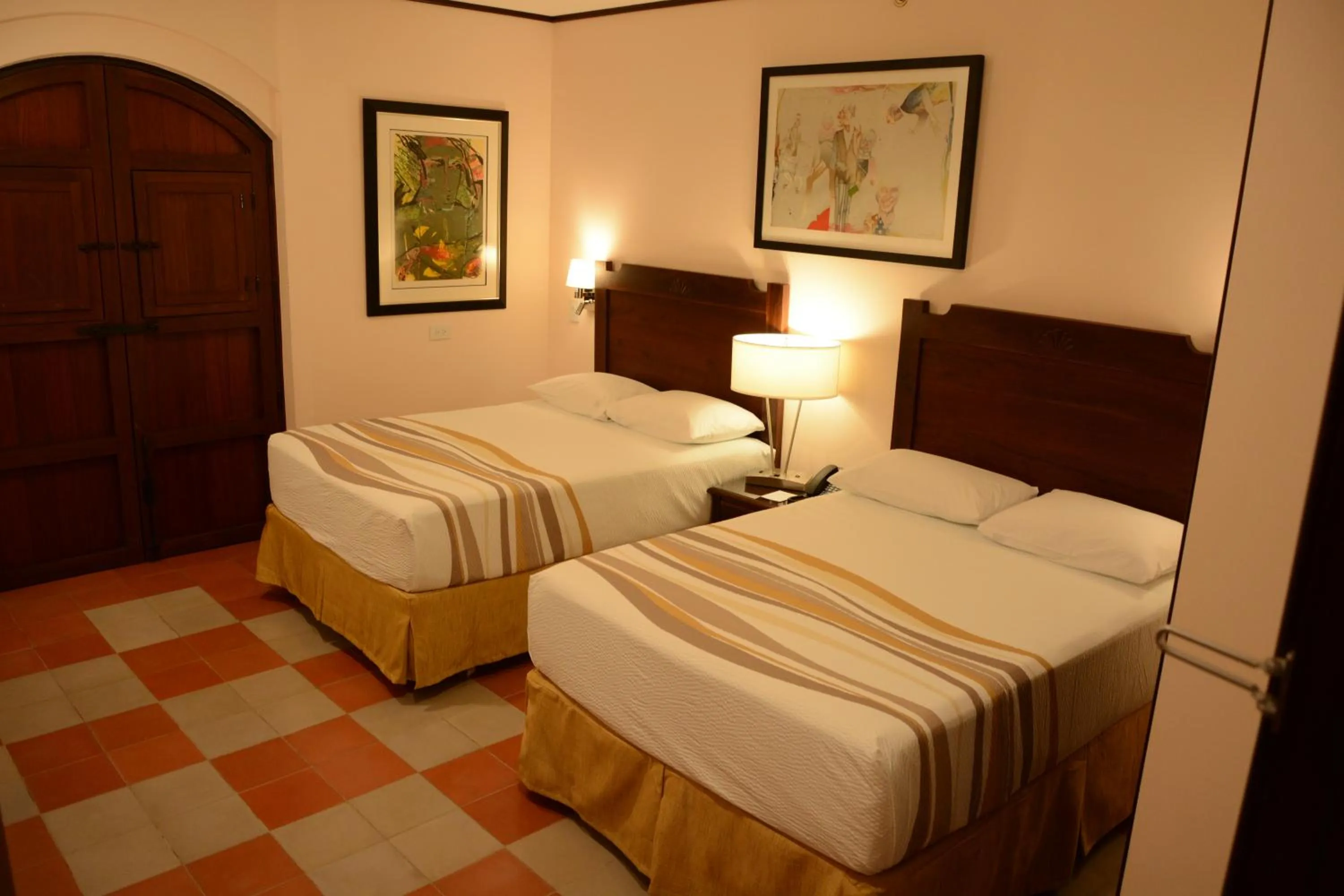 Bed in Hotel La Recolección