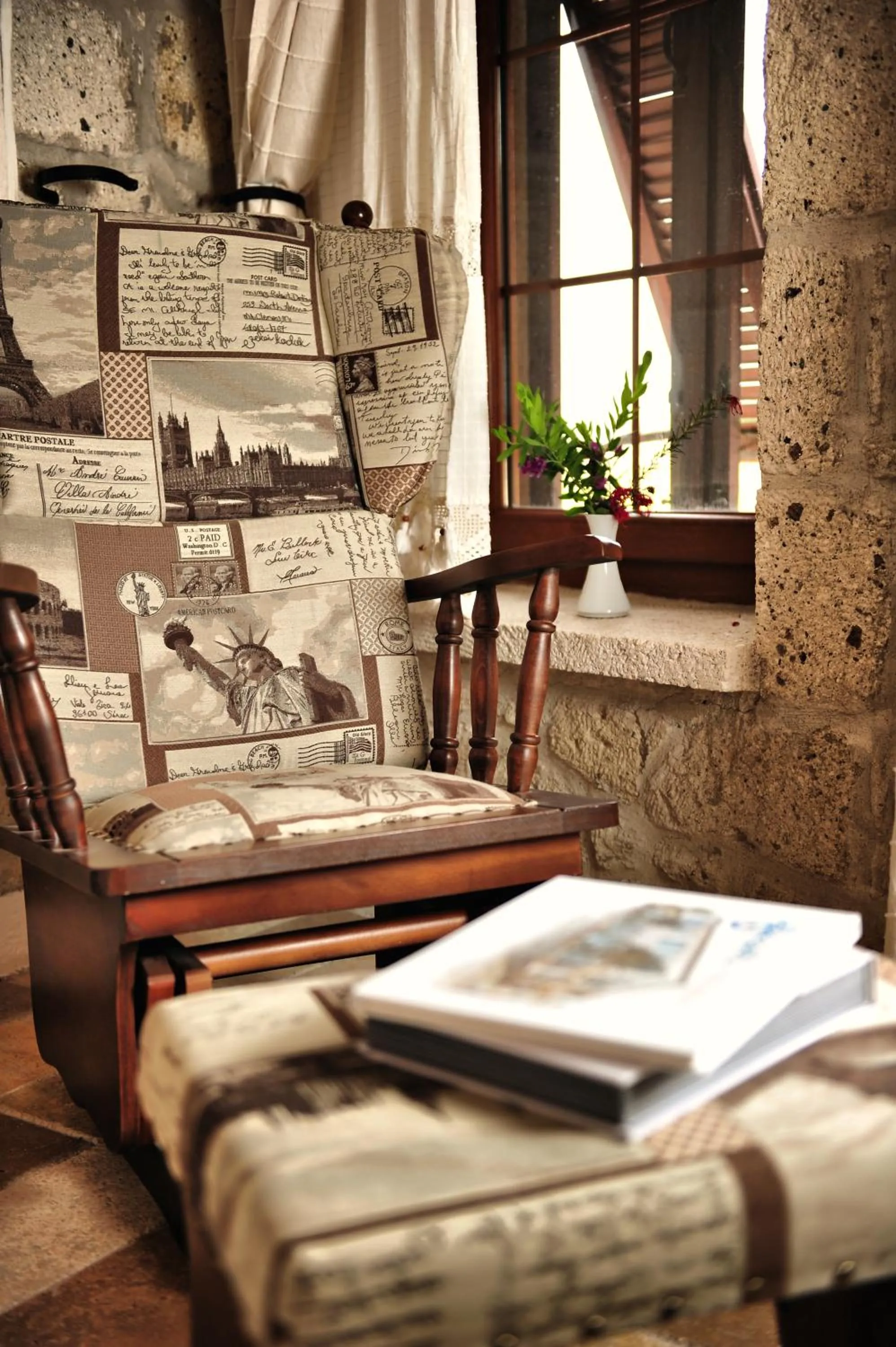 Decorative detail in Alacati Koclu Konagi Hotel