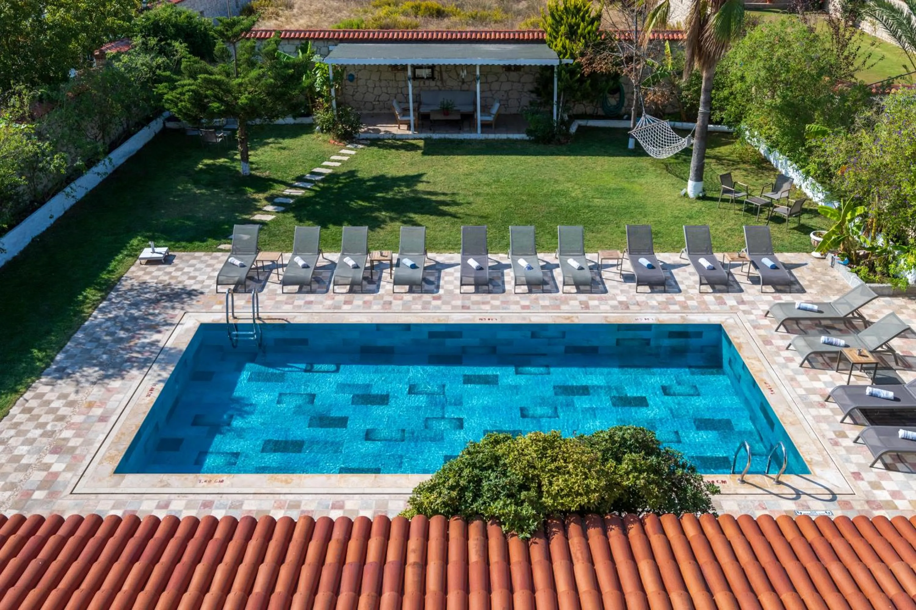 Swimming pool in Alacati Koclu Konagi Hotel