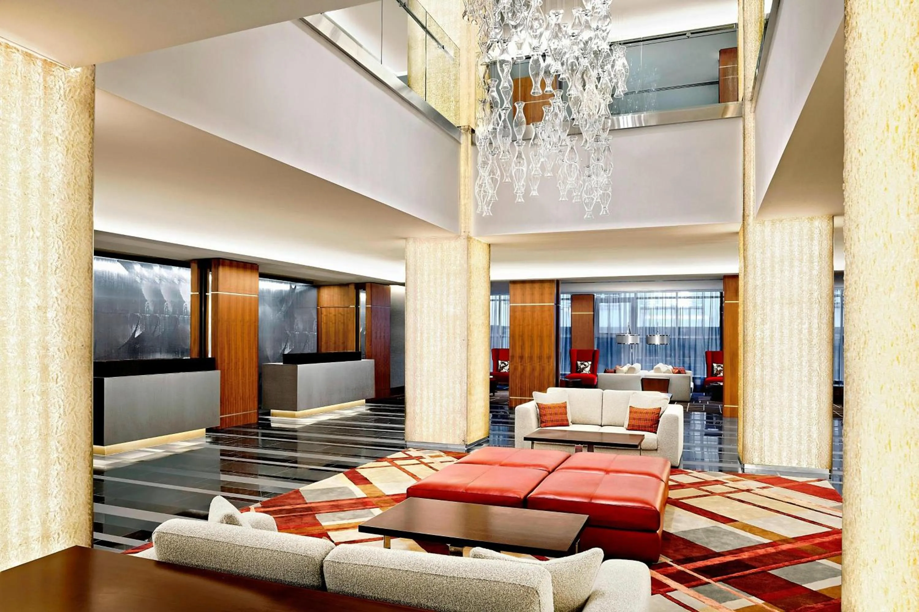 Lobby or reception, Bed in Sheraton Grand Hotel & Spa