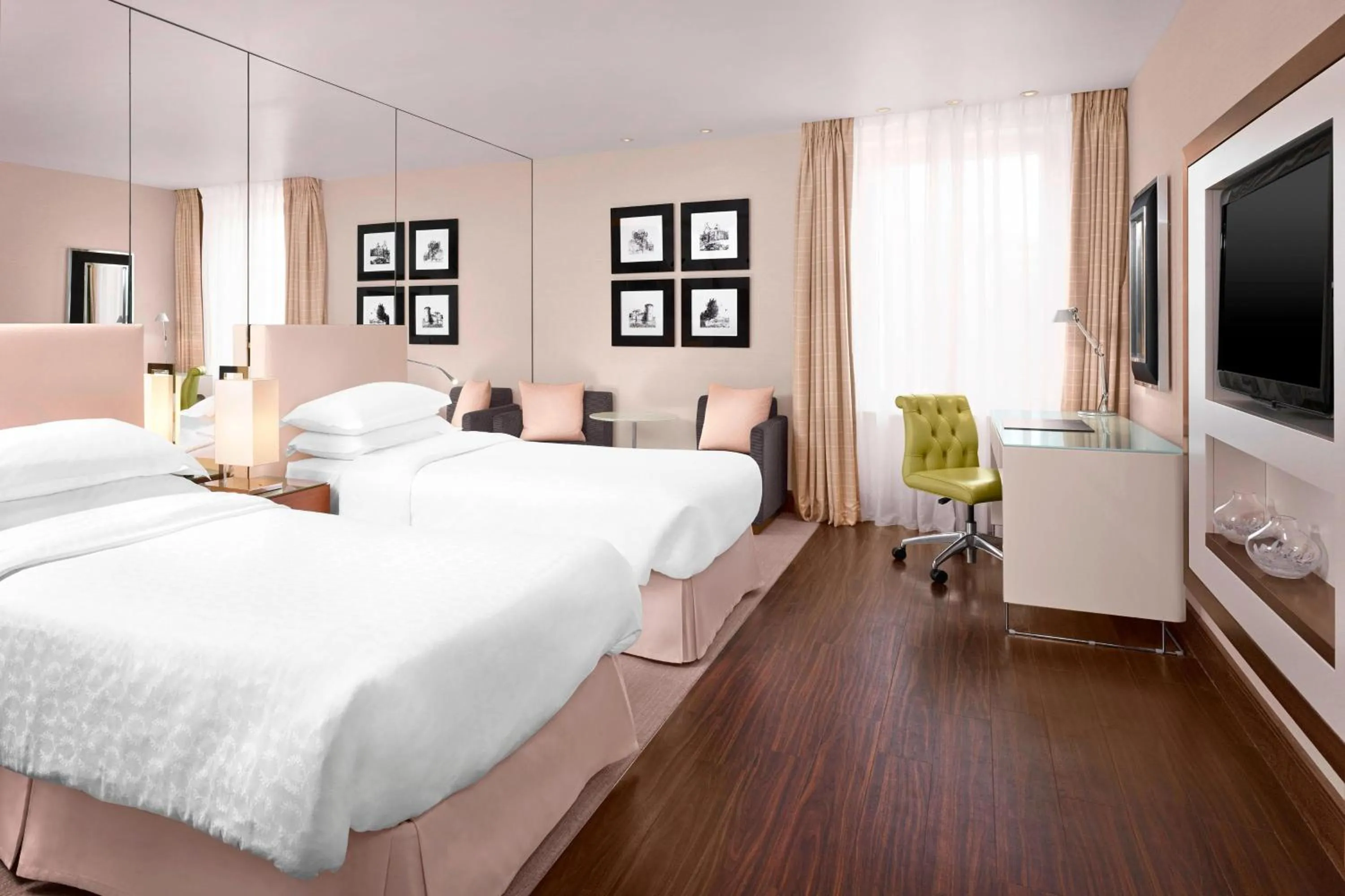 Photo of the whole room, Bed in Sheraton Grand Hotel & Spa