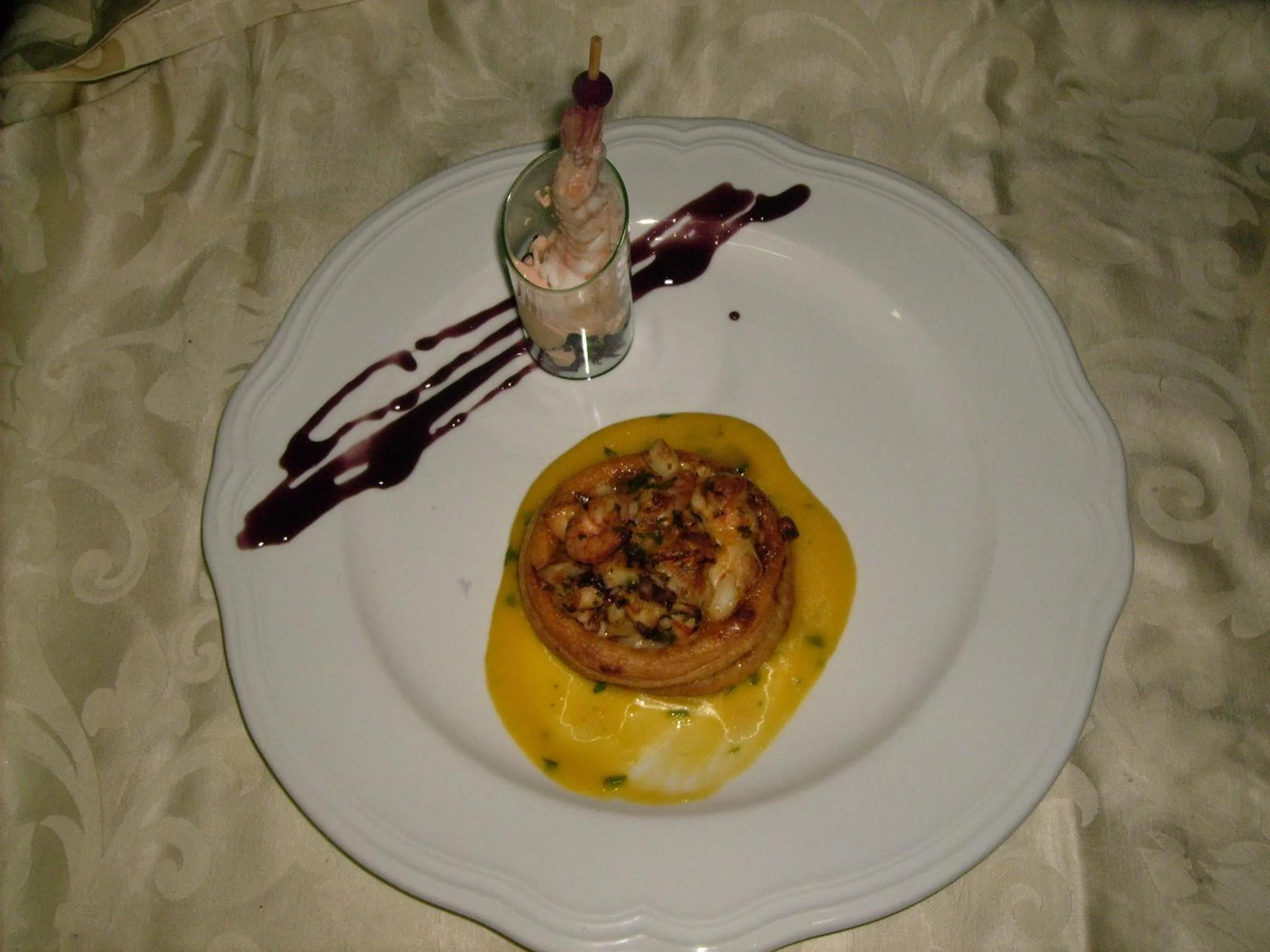 Food close-up in Hotel Garden