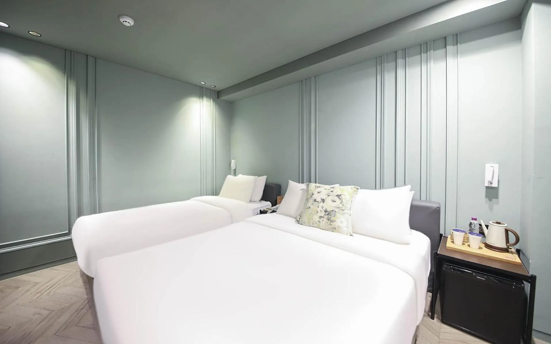 Bed in BROWN DOT Hotel Dadaepo Beach