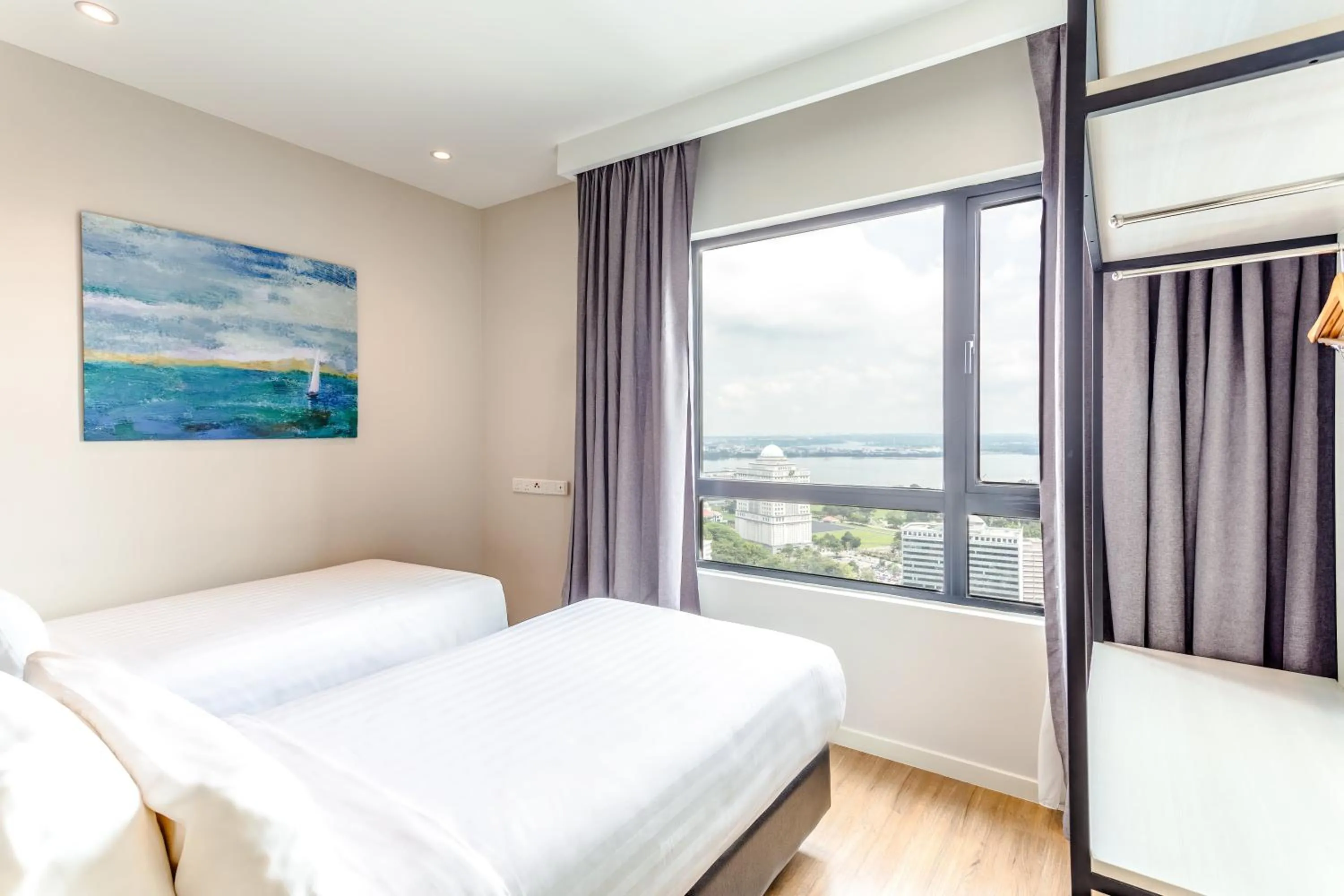 Bedroom, Bed in Shama Suasana Johor Bahru Formerly known as Suasana All Suites Hotels Johor Bahru