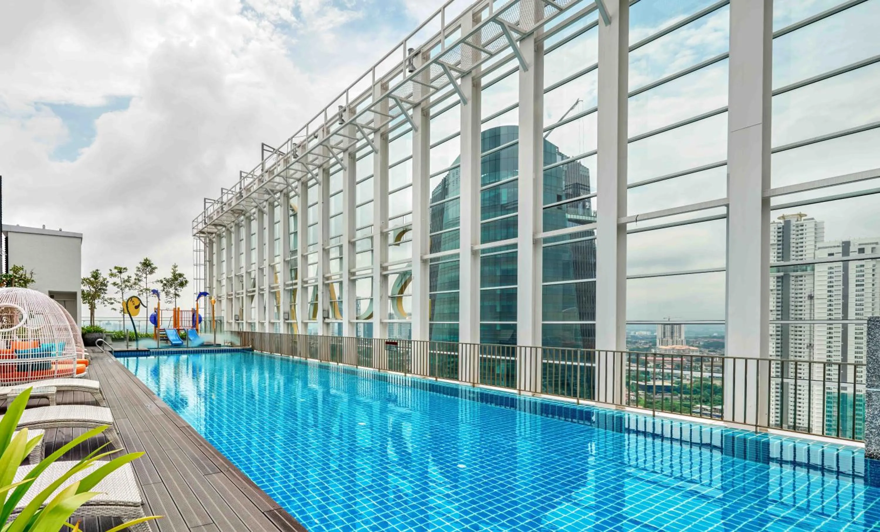 Swimming pool in Shama Suasana Johor Bahru Formerly known as Suasana All Suites Hotels Johor Bahru