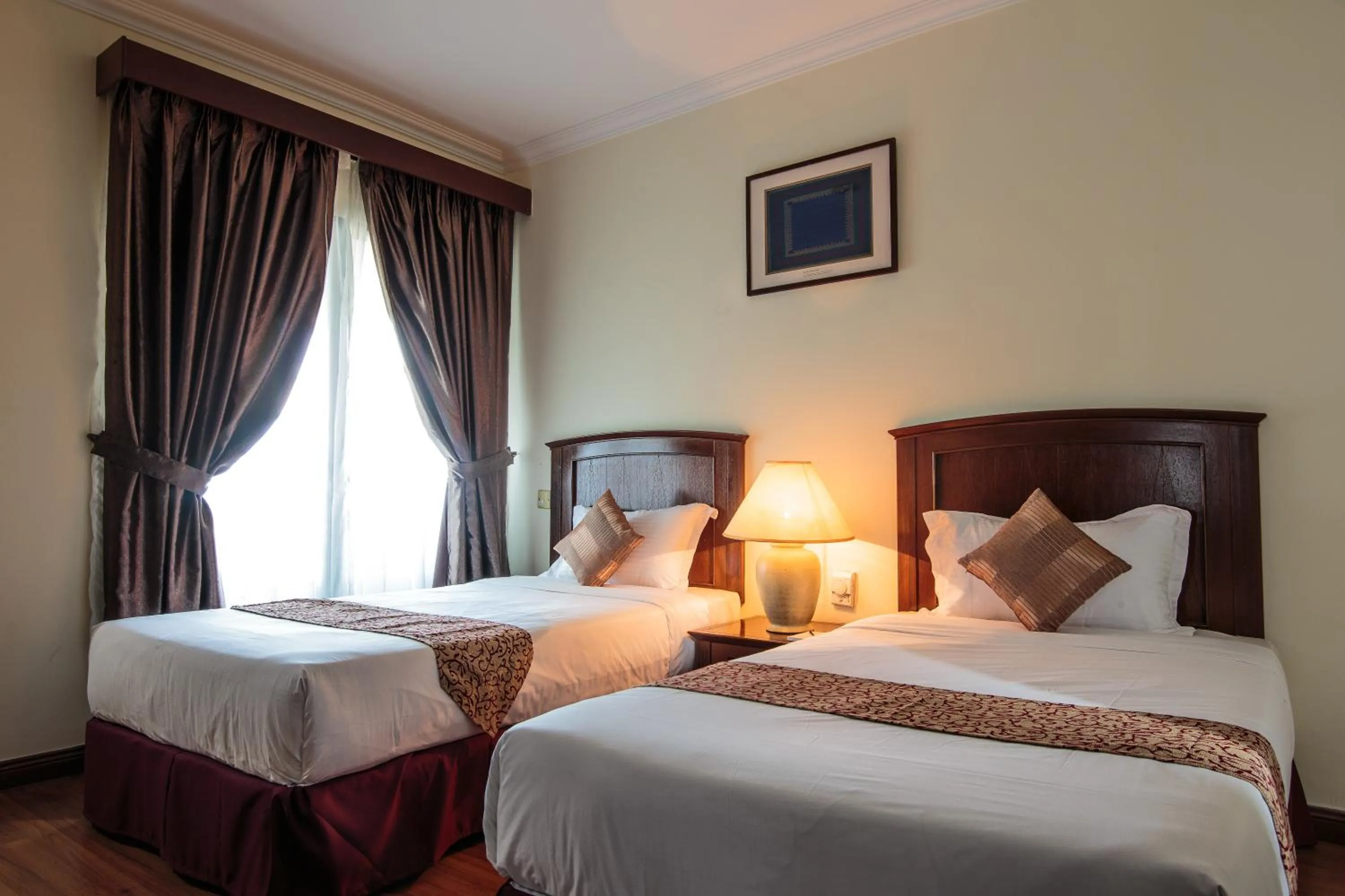 Bed in Beta Service Apartment