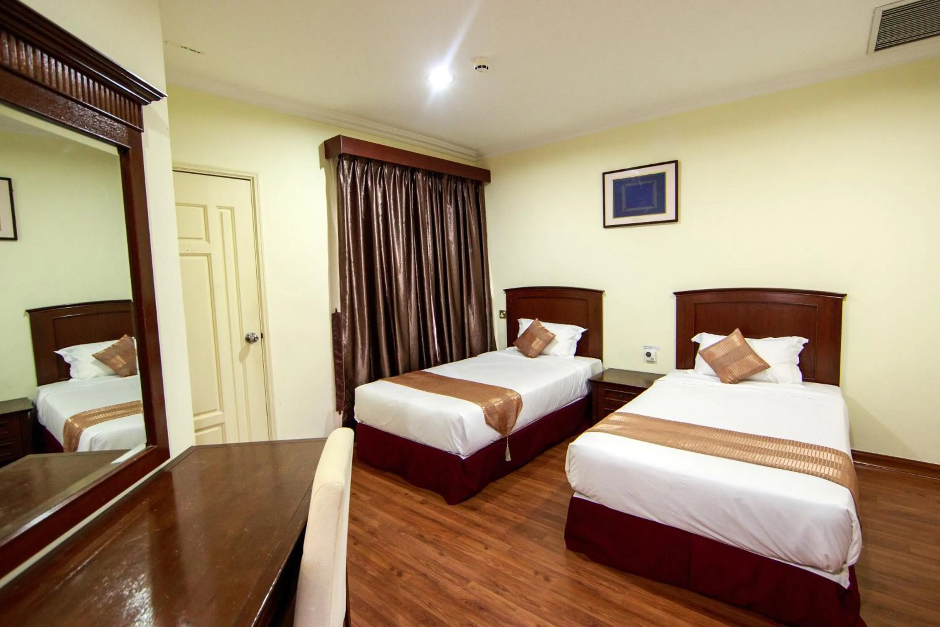 Bed in Beta Service Apartment