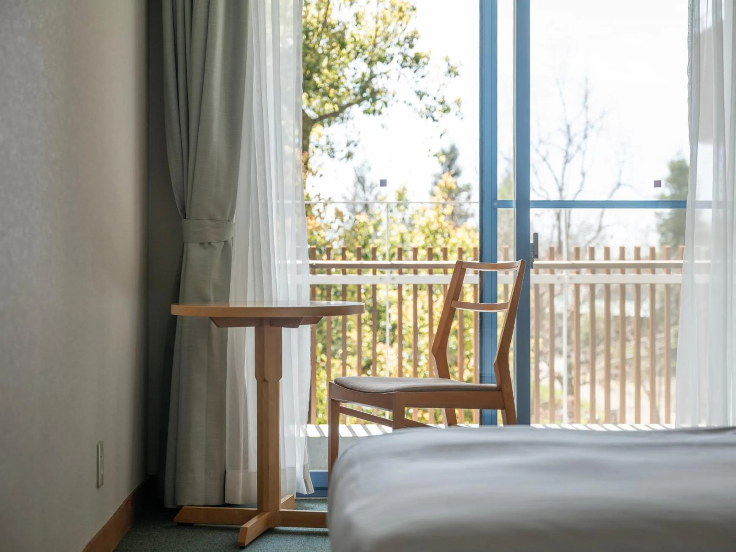 View (from property/room), Bed in Hotel Lodge Maishima