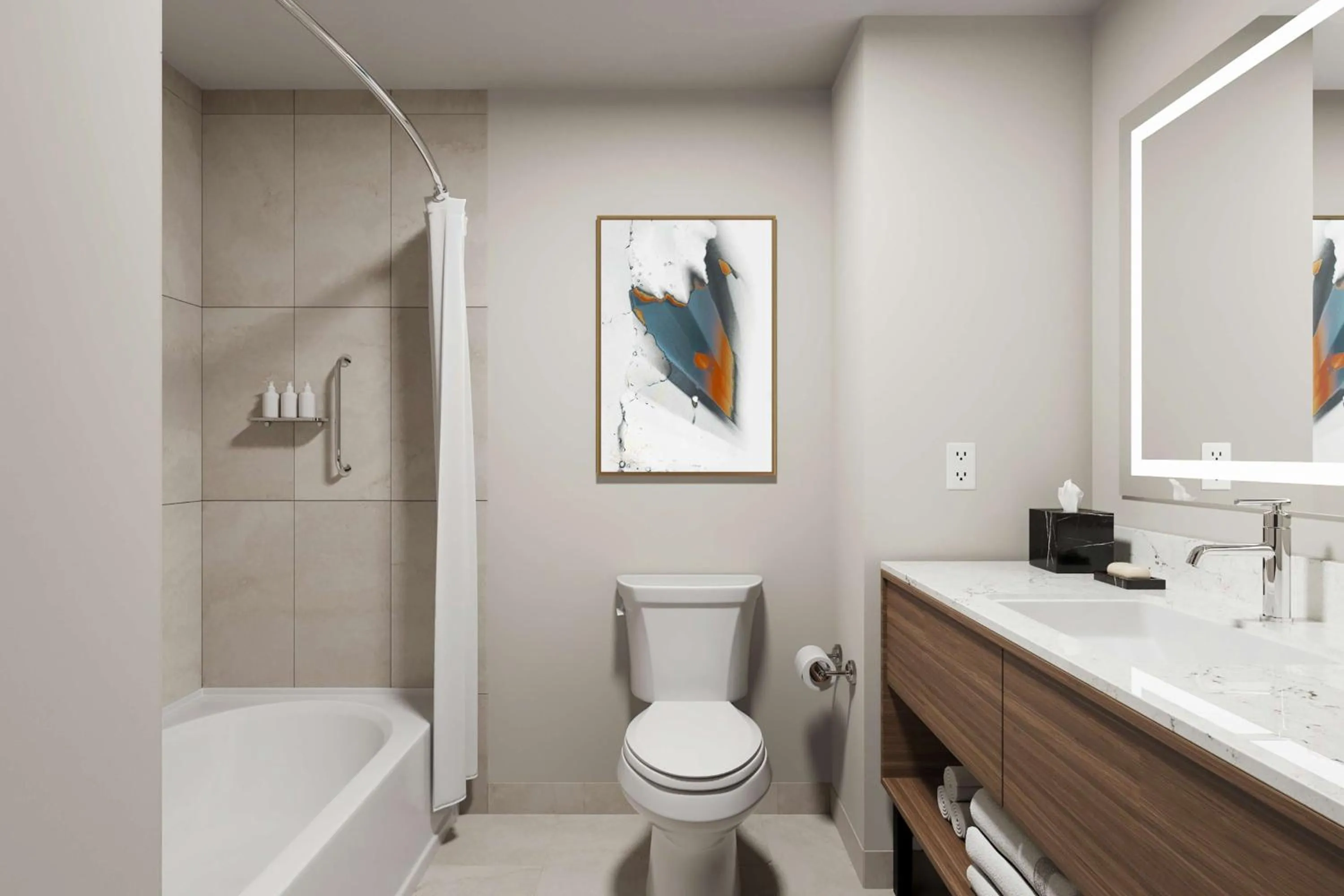 Bathroom in Embassy Suites Huntsville