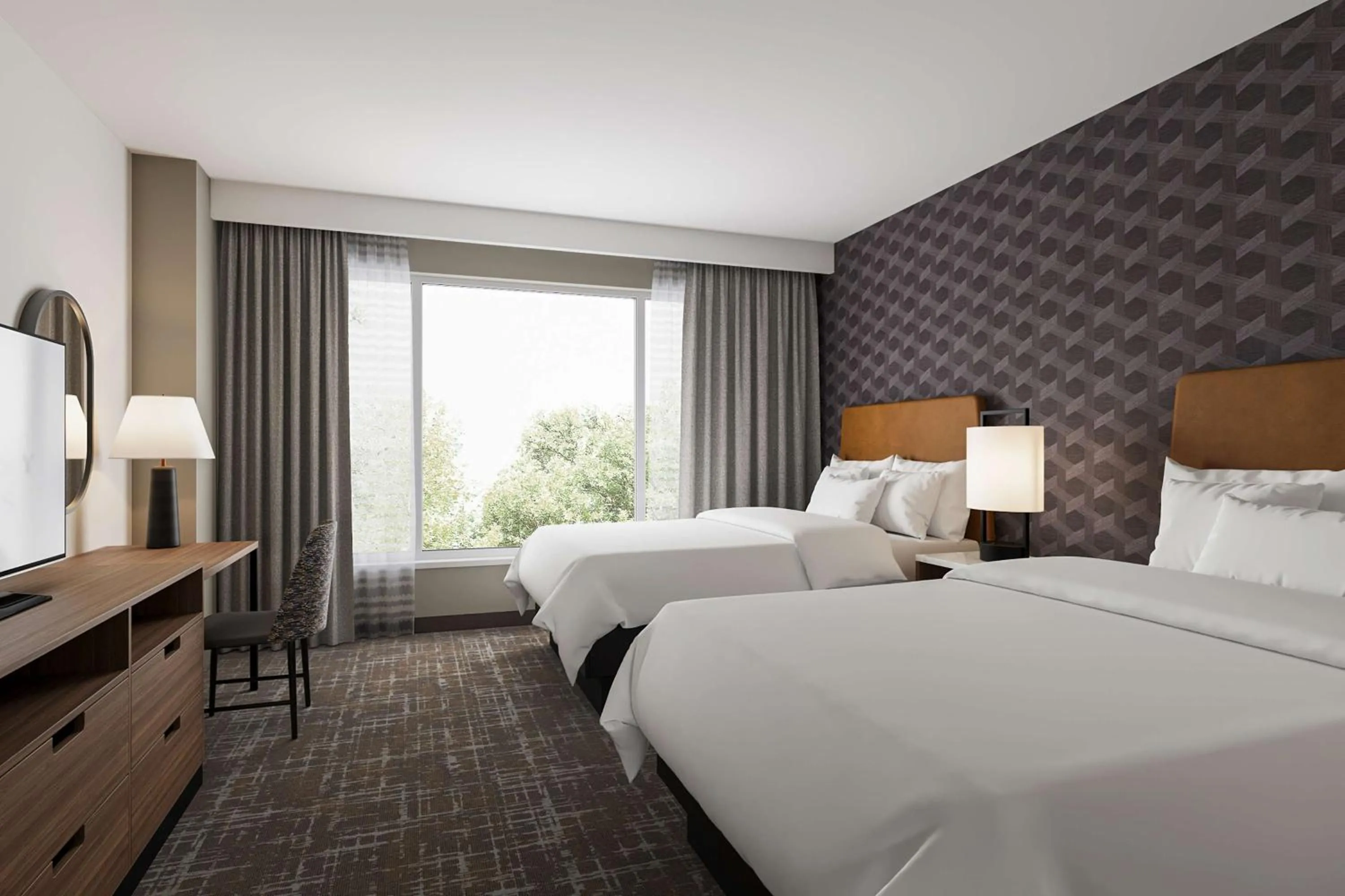 Photo of the whole room, Bed in Embassy Suites Huntsville