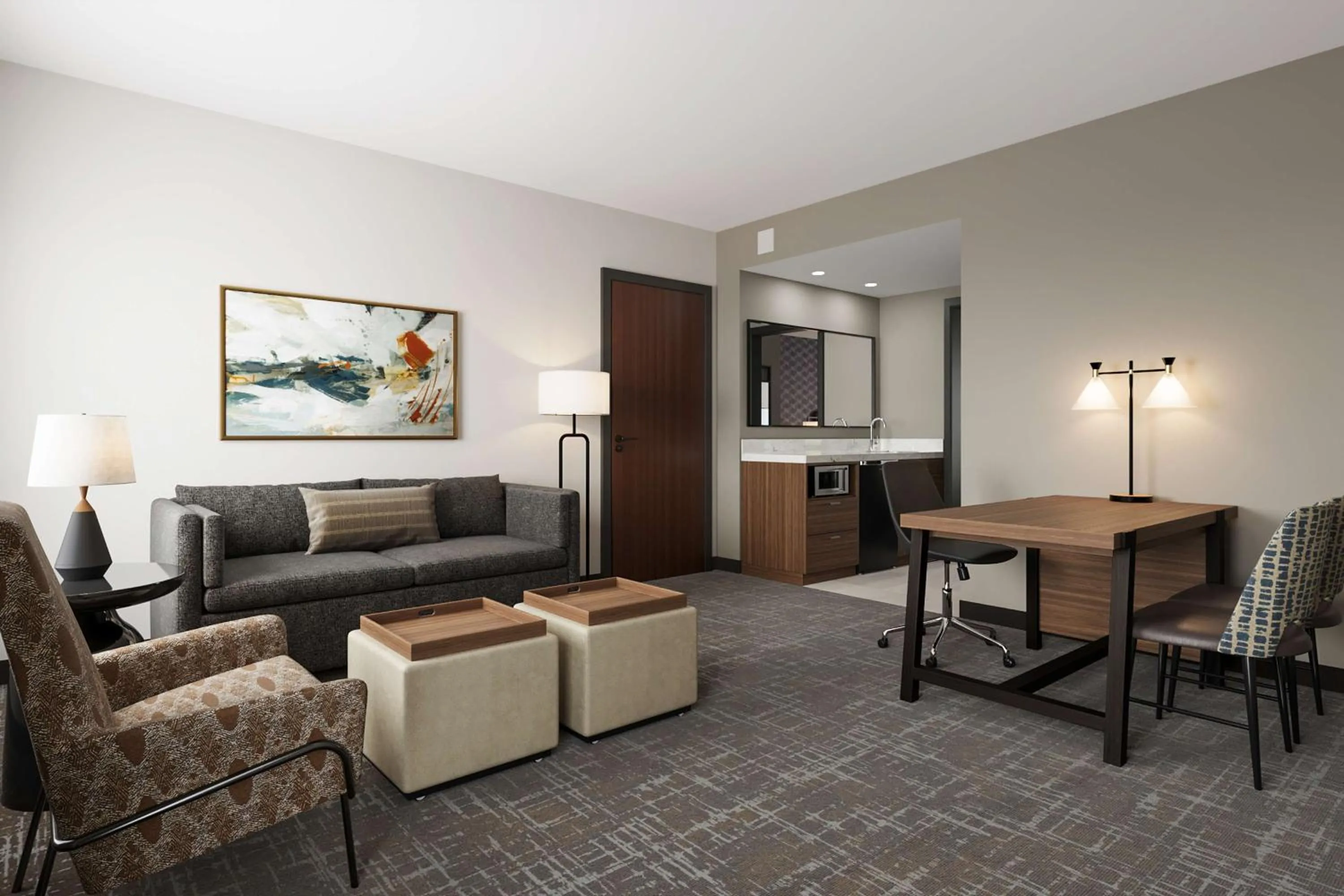 Living room in Embassy Suites Huntsville