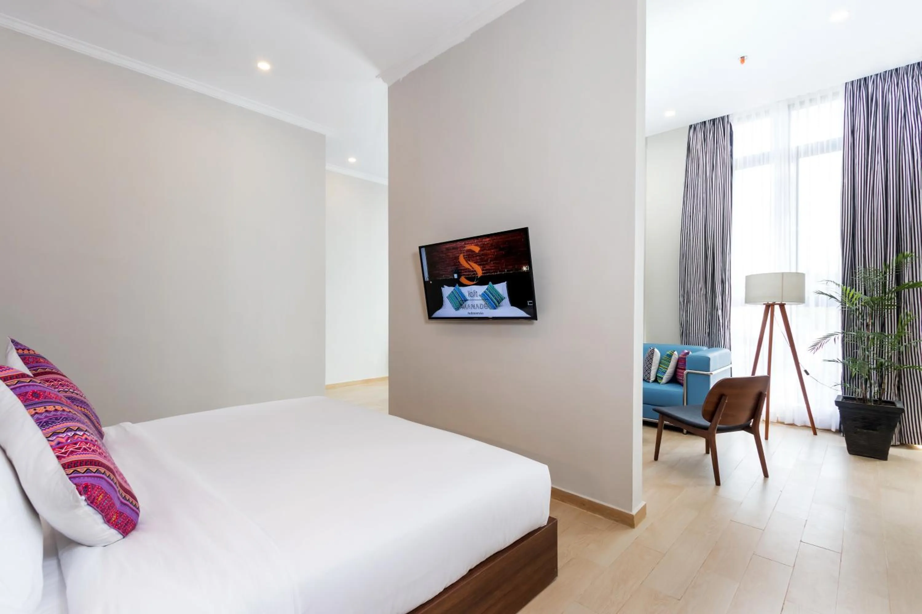 Bed in S Loft Manado