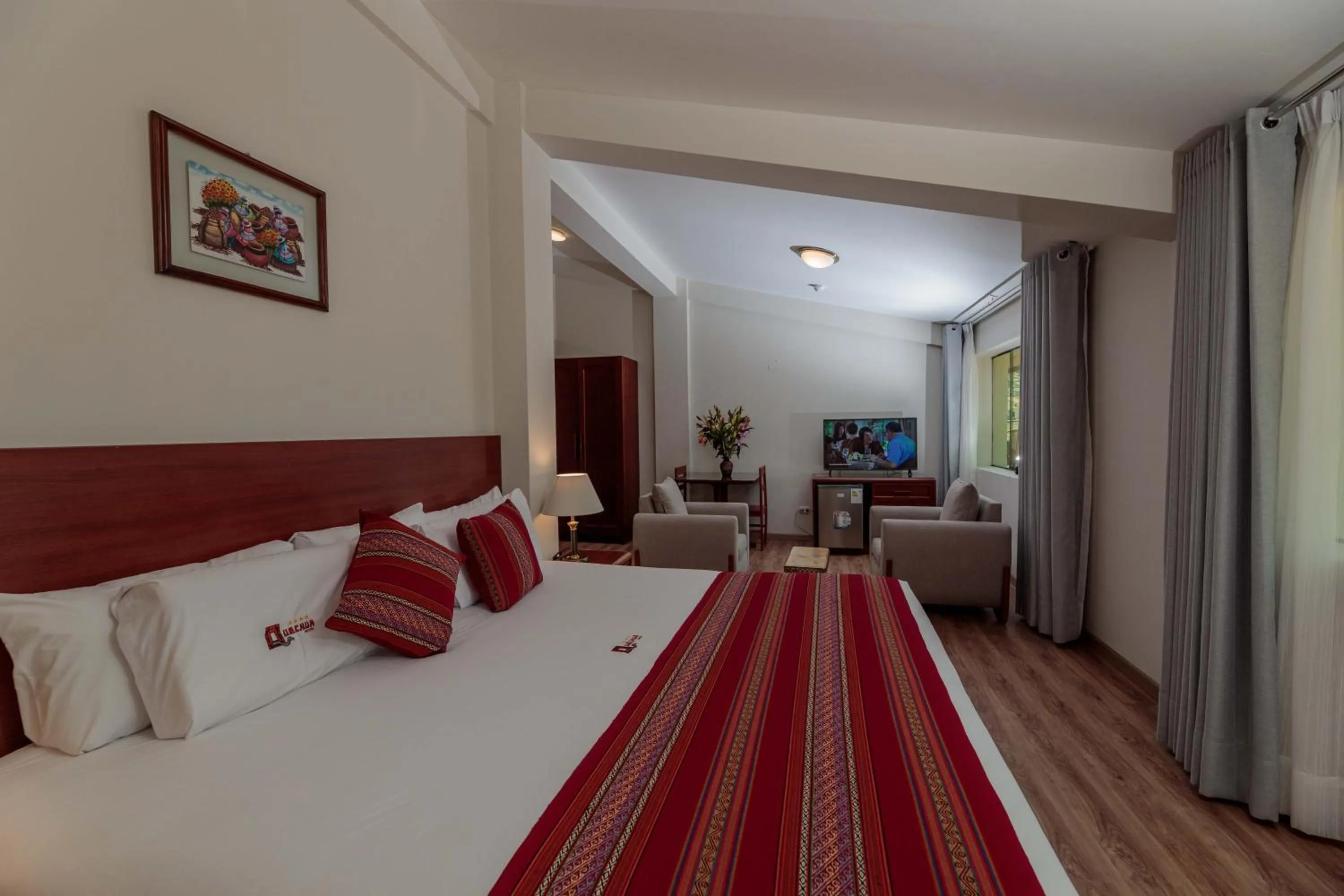 Bed in Quechua Plaza Hotel