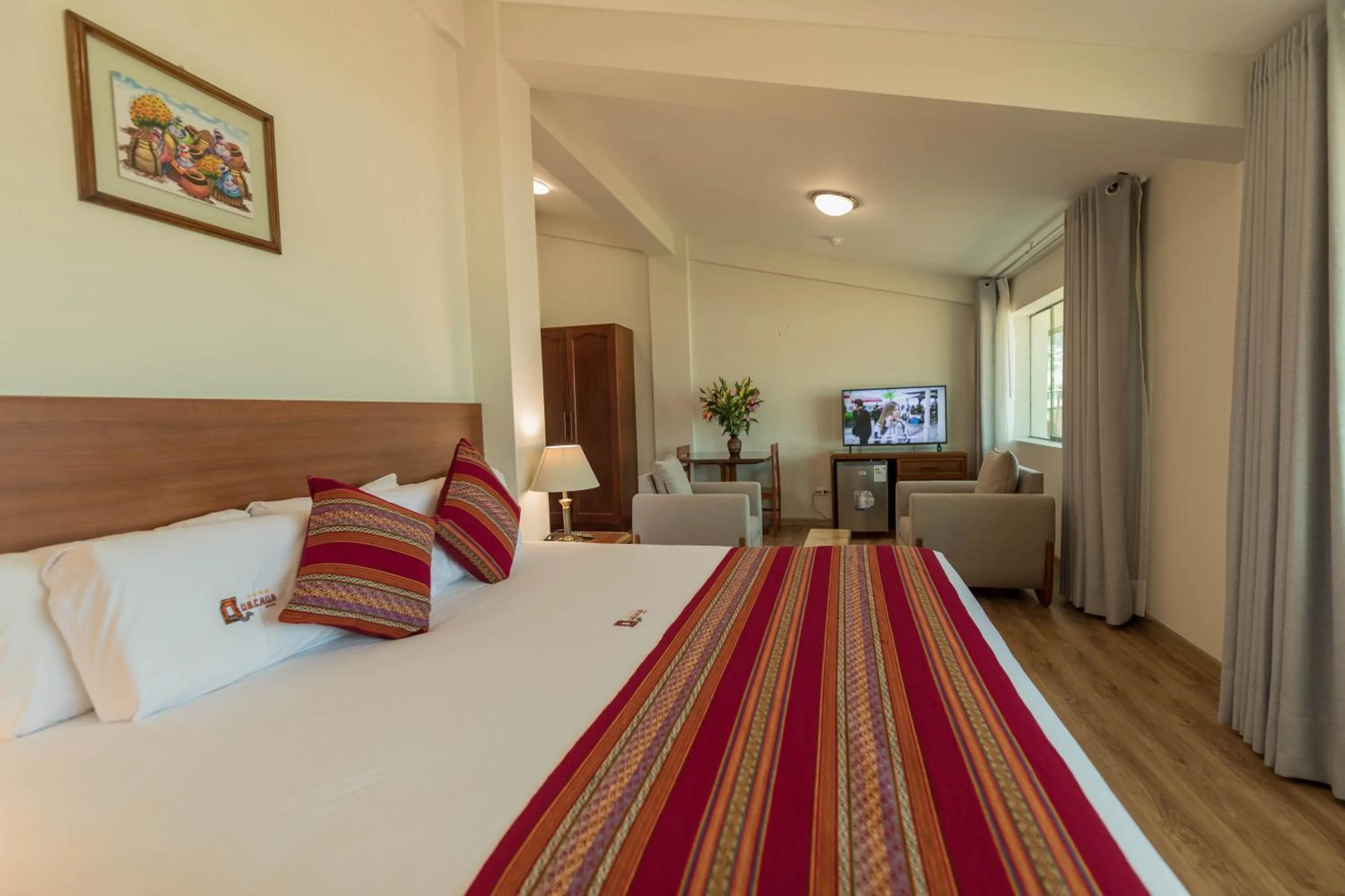 Bed in Quechua Plaza Hotel