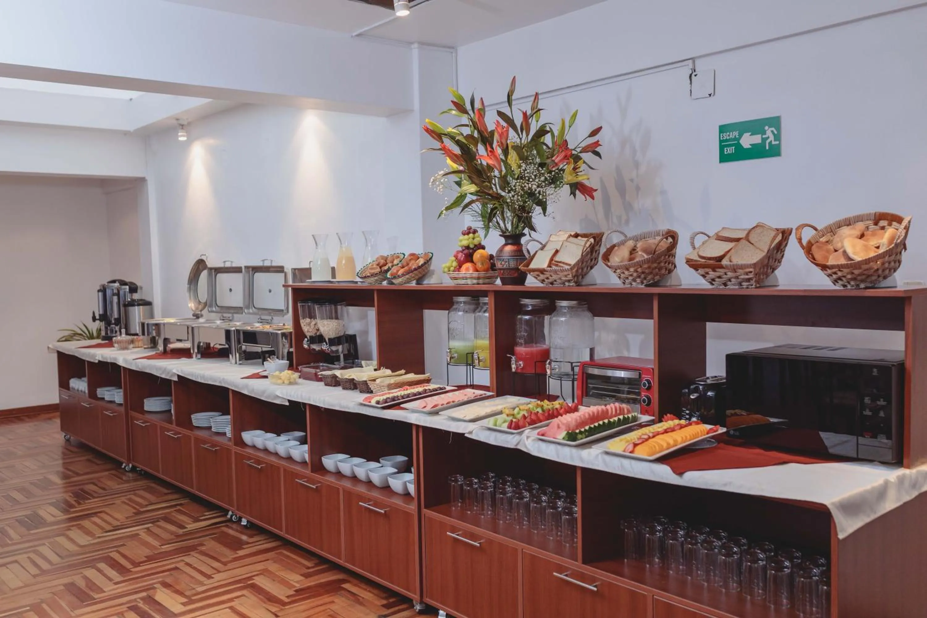 Breakfast in Quechua Plaza Hotel