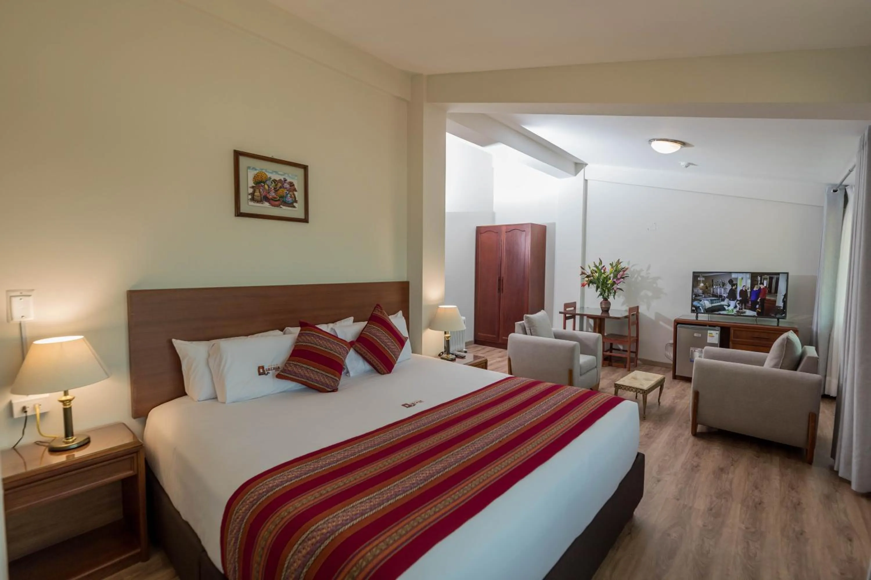 Bed in Quechua Plaza Hotel