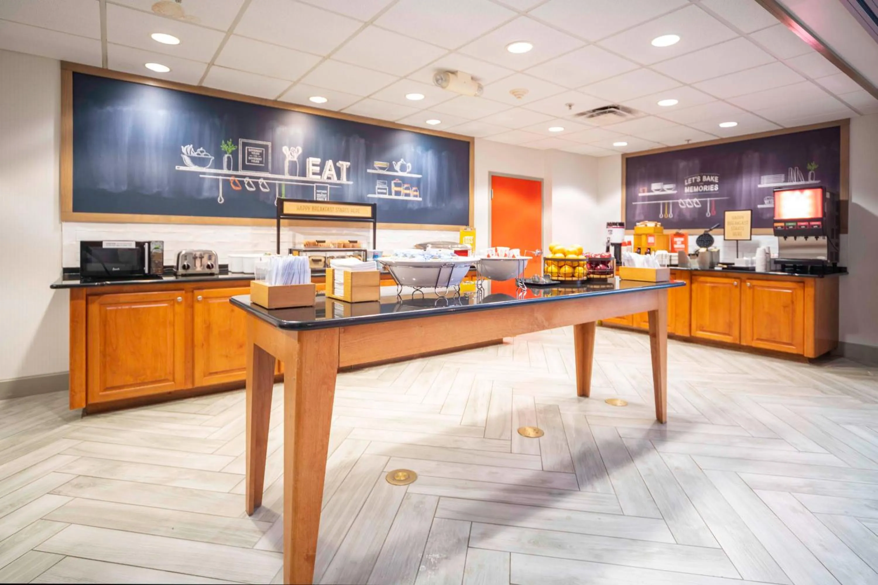 Breakfast in Hampton Inn and Suites New Iberia