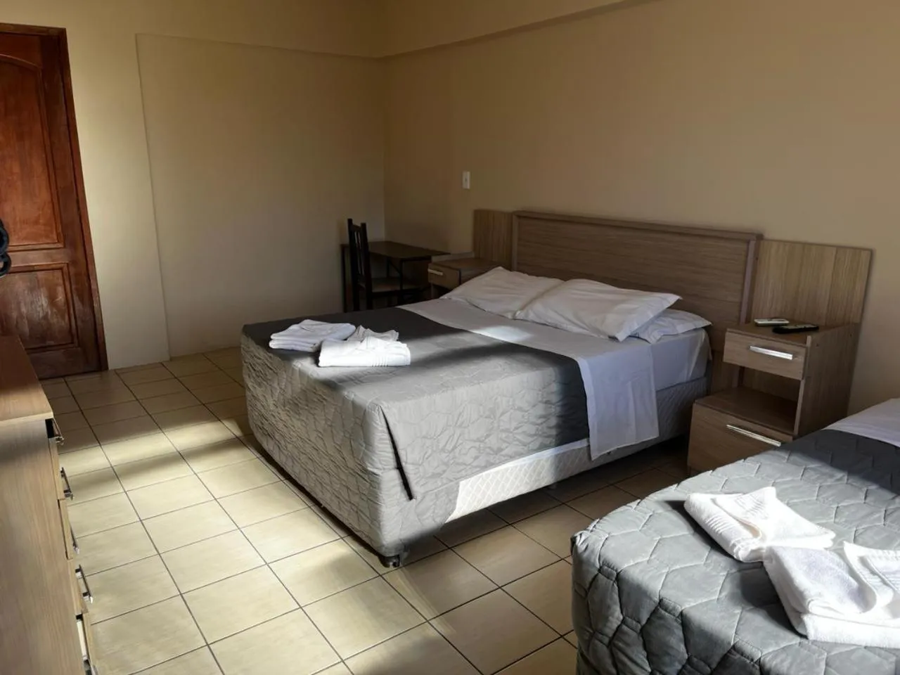 Bed in Hotel Ermitage