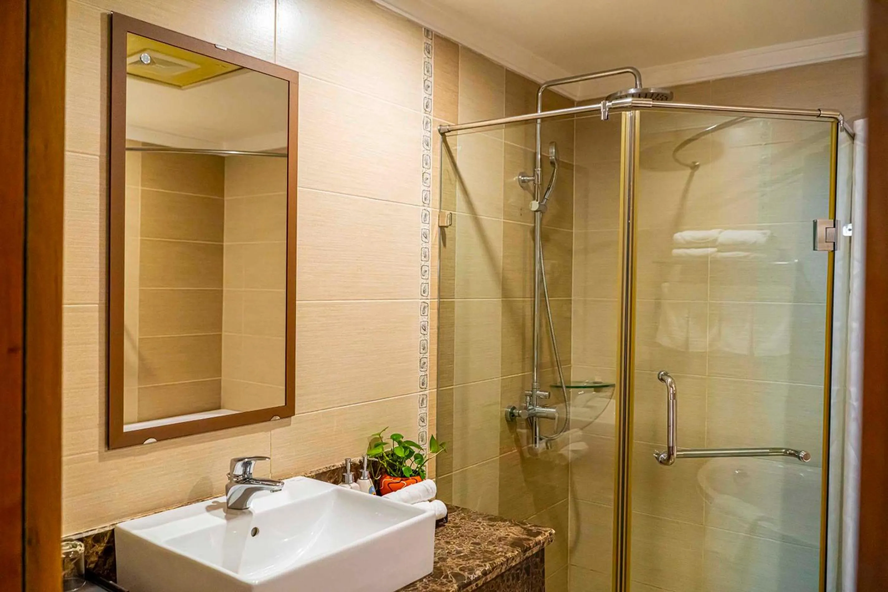 Bathroom in Hoang Son Peace Hotel