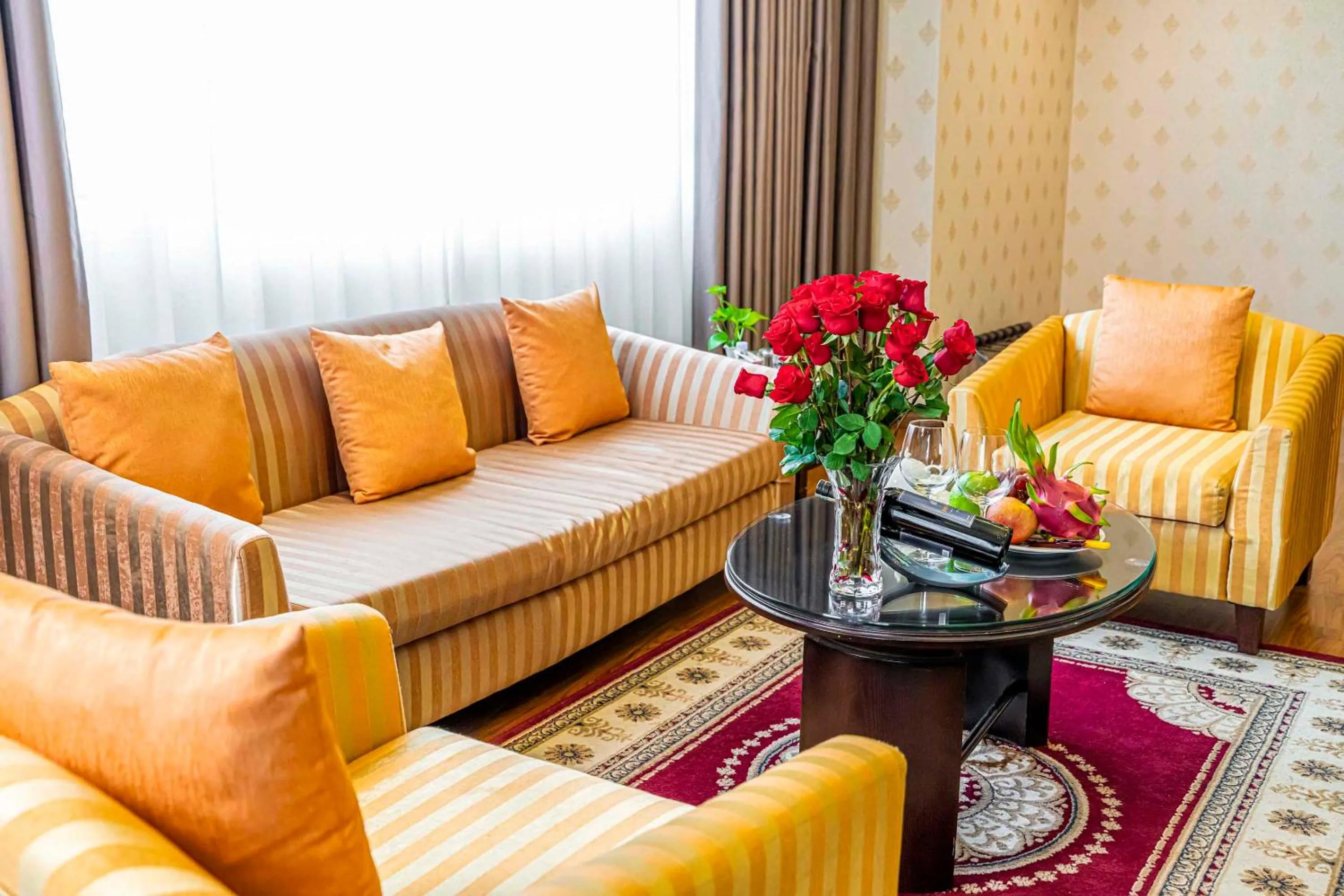 Living room in Hoang Son Peace Hotel