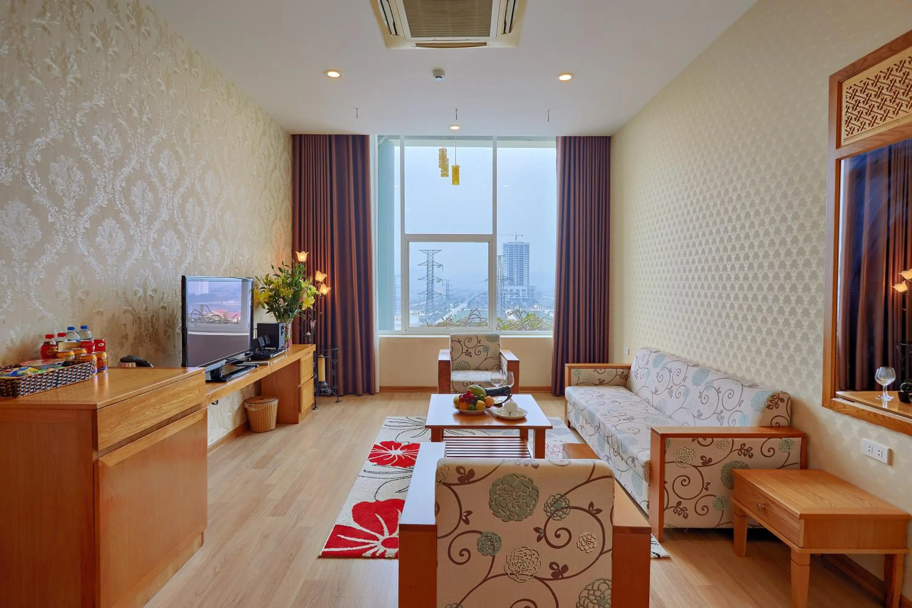 Living room in Hoang Son Peace Hotel