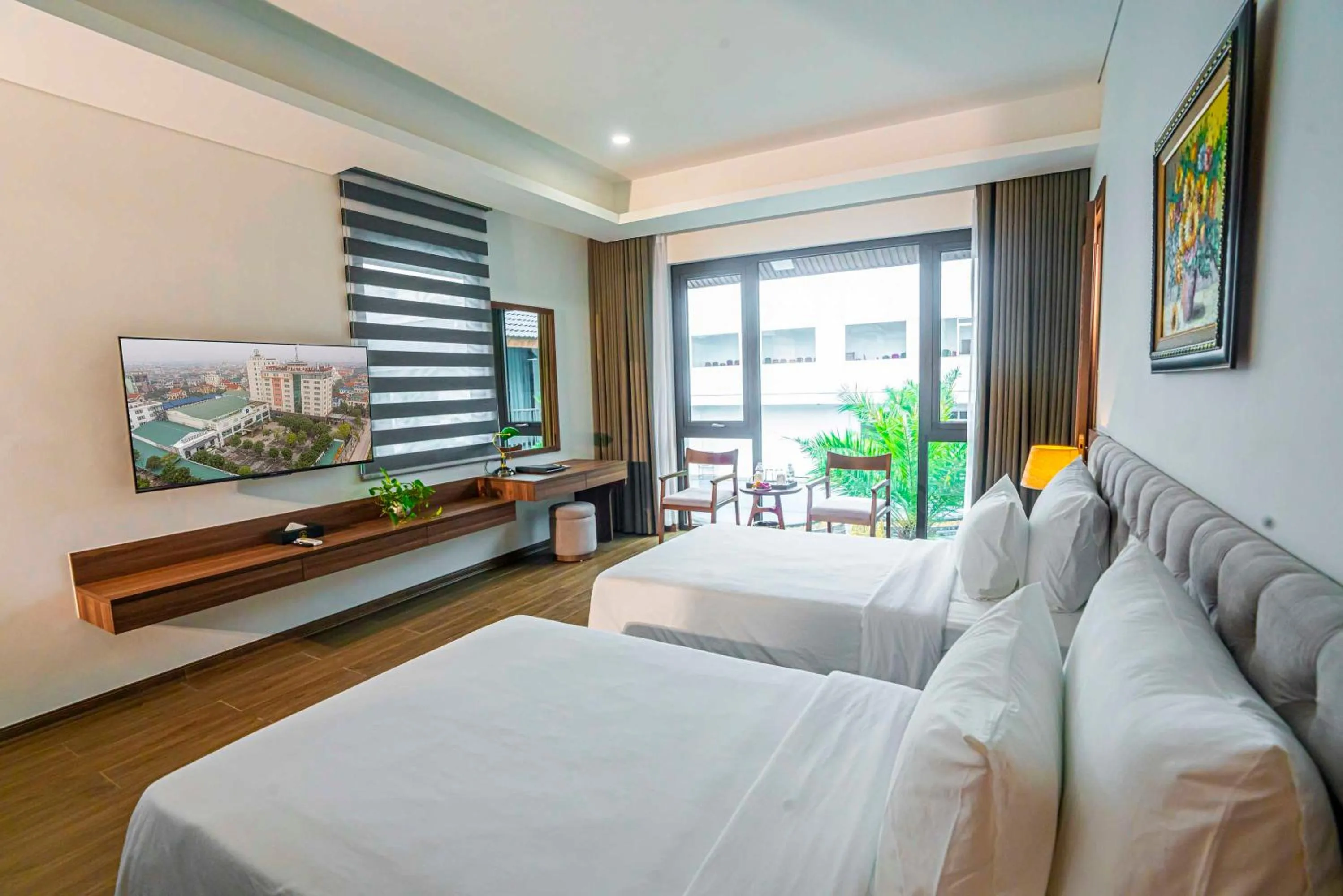 Photo of the whole room, Bed in Hoang Son Peace Hotel