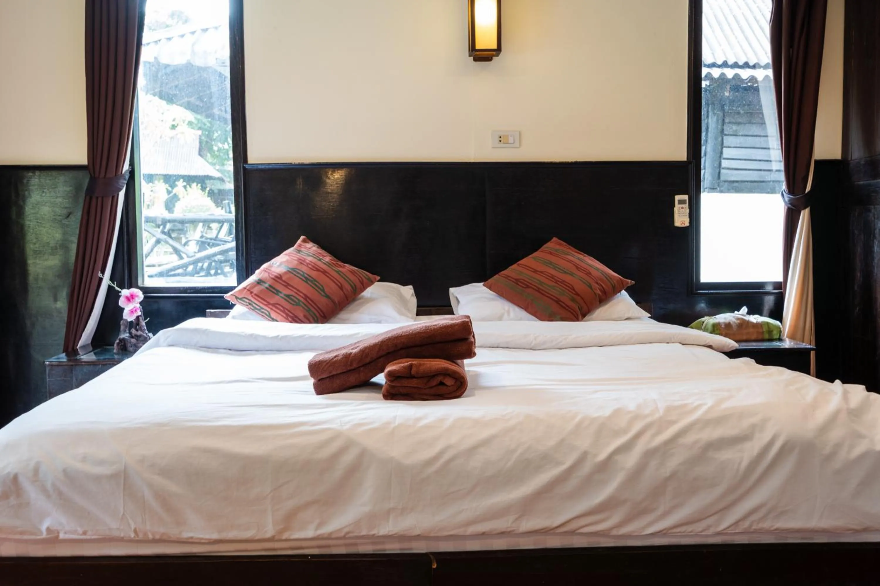 Bed in Mook Lanta Eco Resort