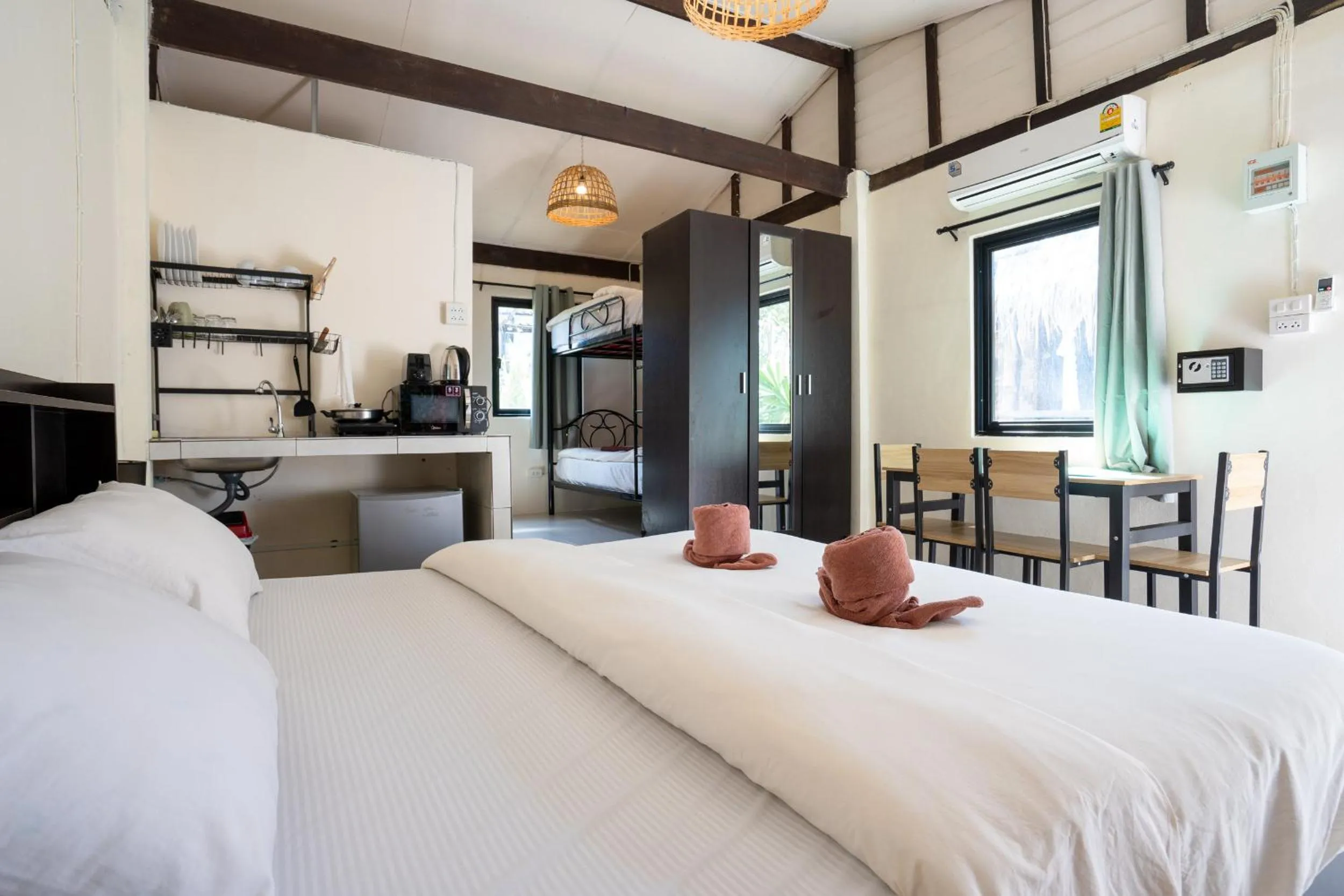 Photo of the whole room, Bed in Mook Lanta Eco Resort