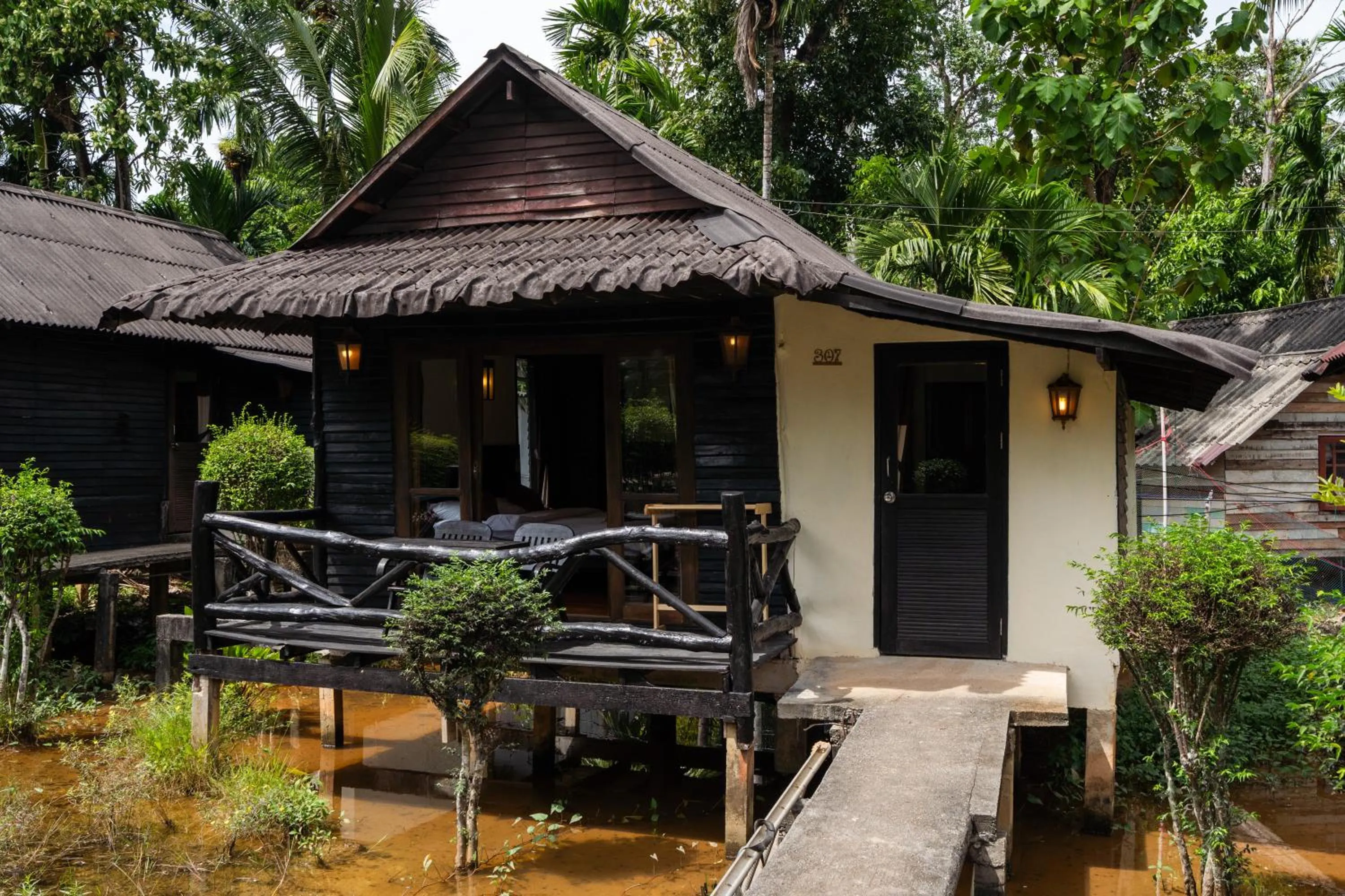 Patio in Mook Lanta Eco Resort