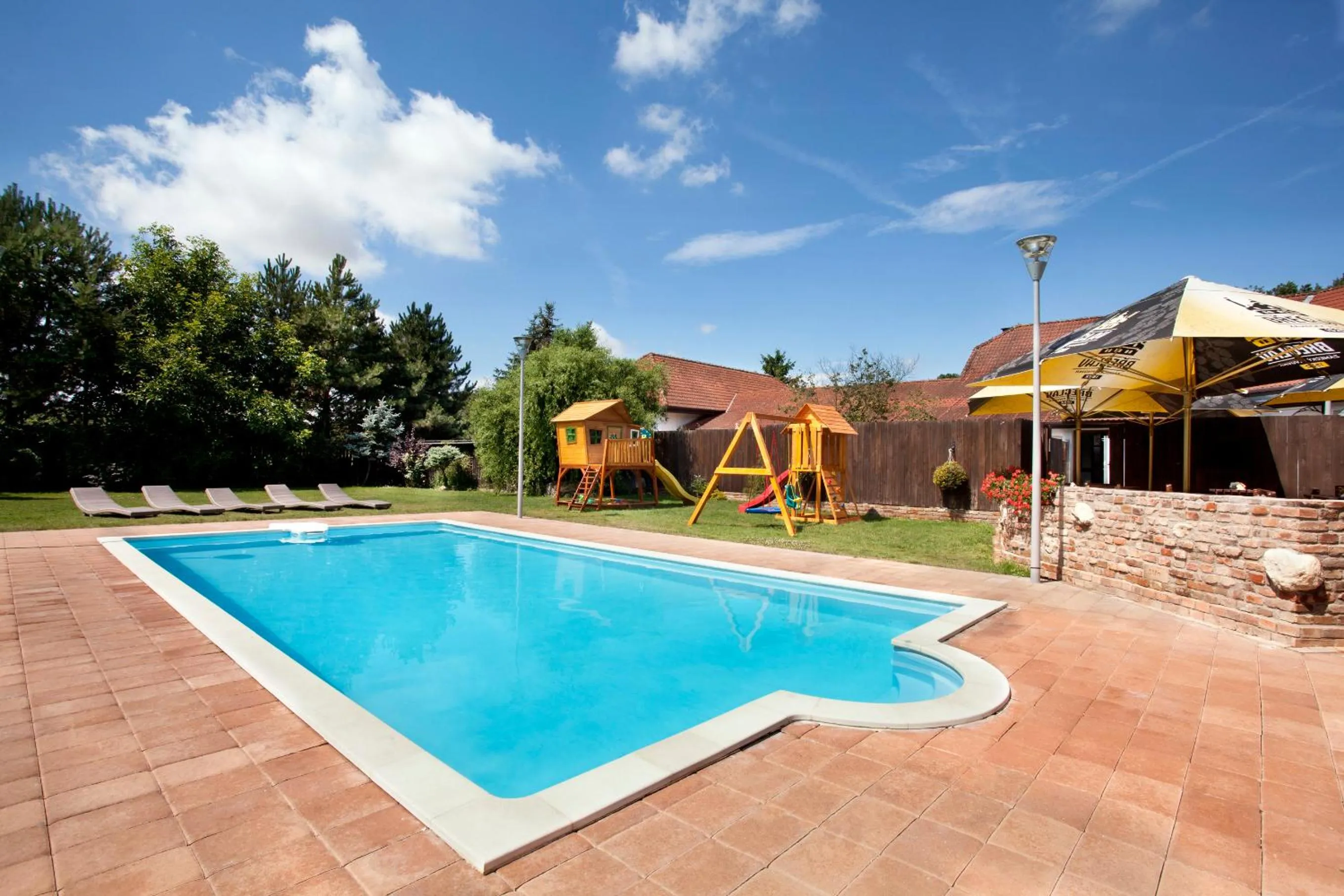 Swimming pool in Garni hotel Celnice