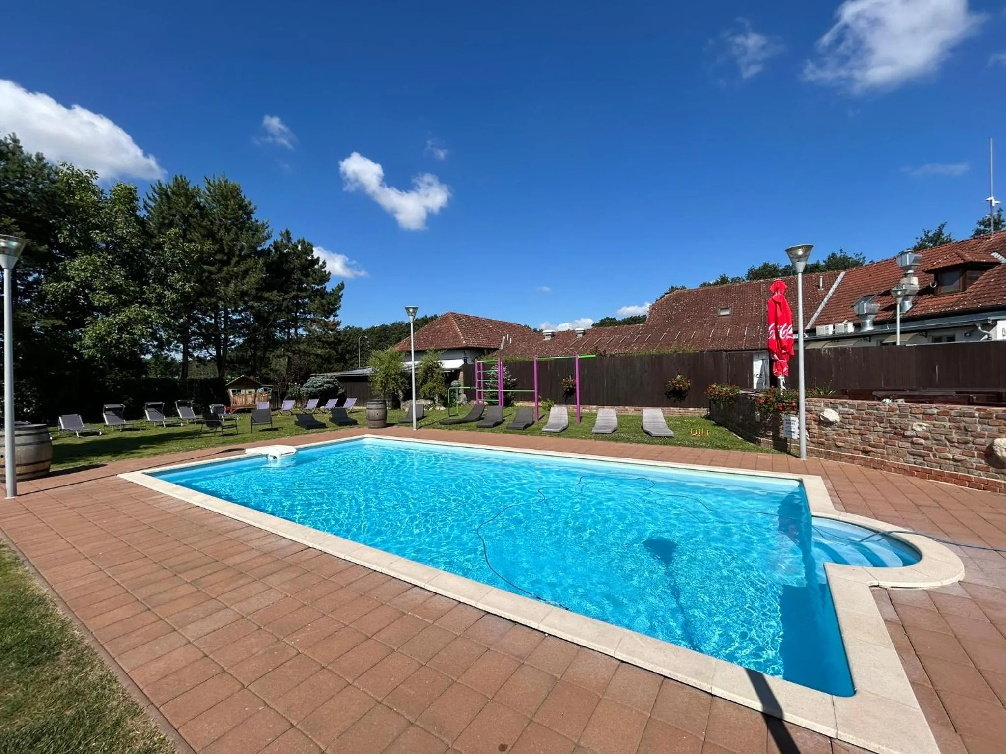 Swimming pool in Garni hotel Celnice