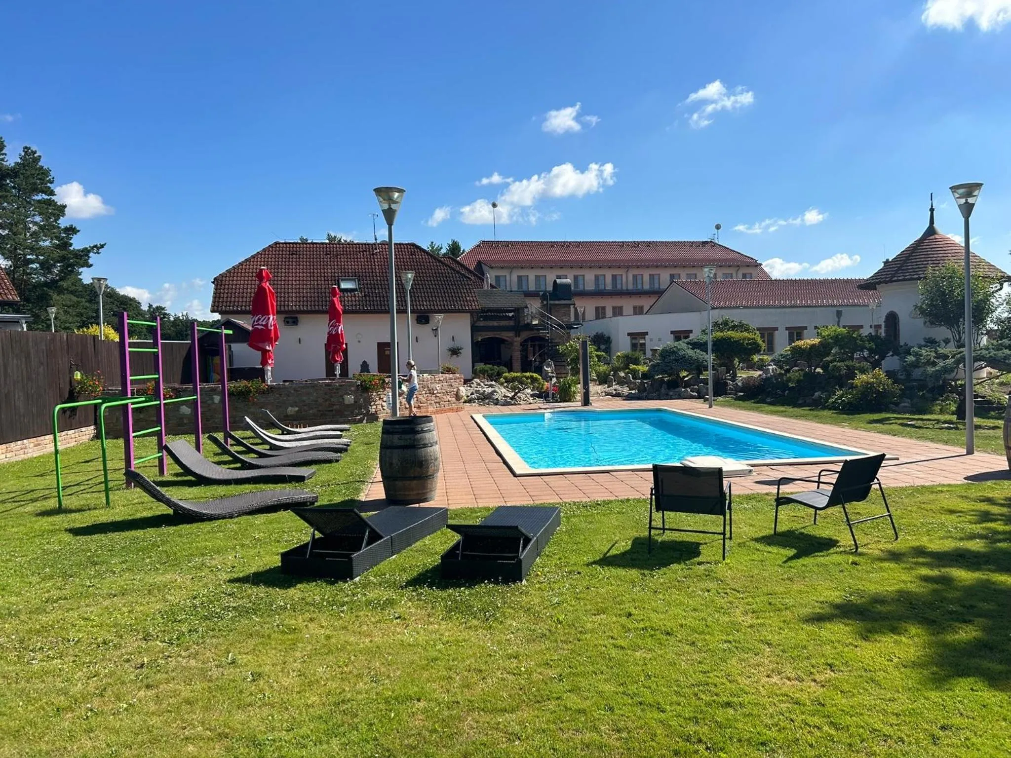 Swimming pool in Garni hotel Celnice