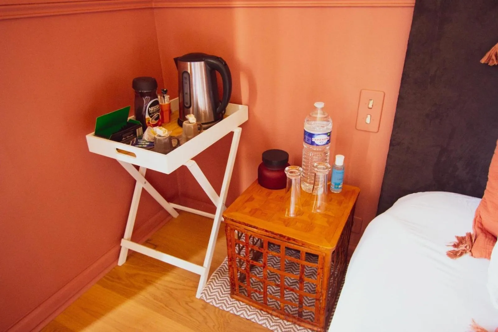 Coffee/tea facilities, Bed in Les jardins de Beaumont