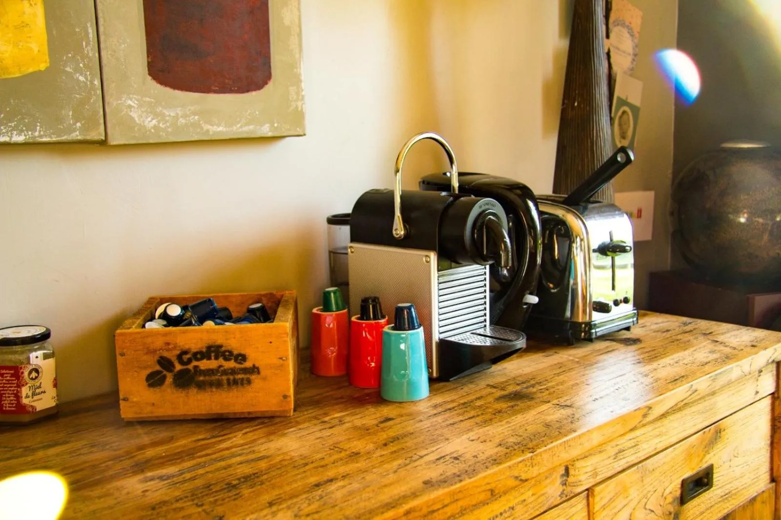 Drinks in Les jardins de Beaumont