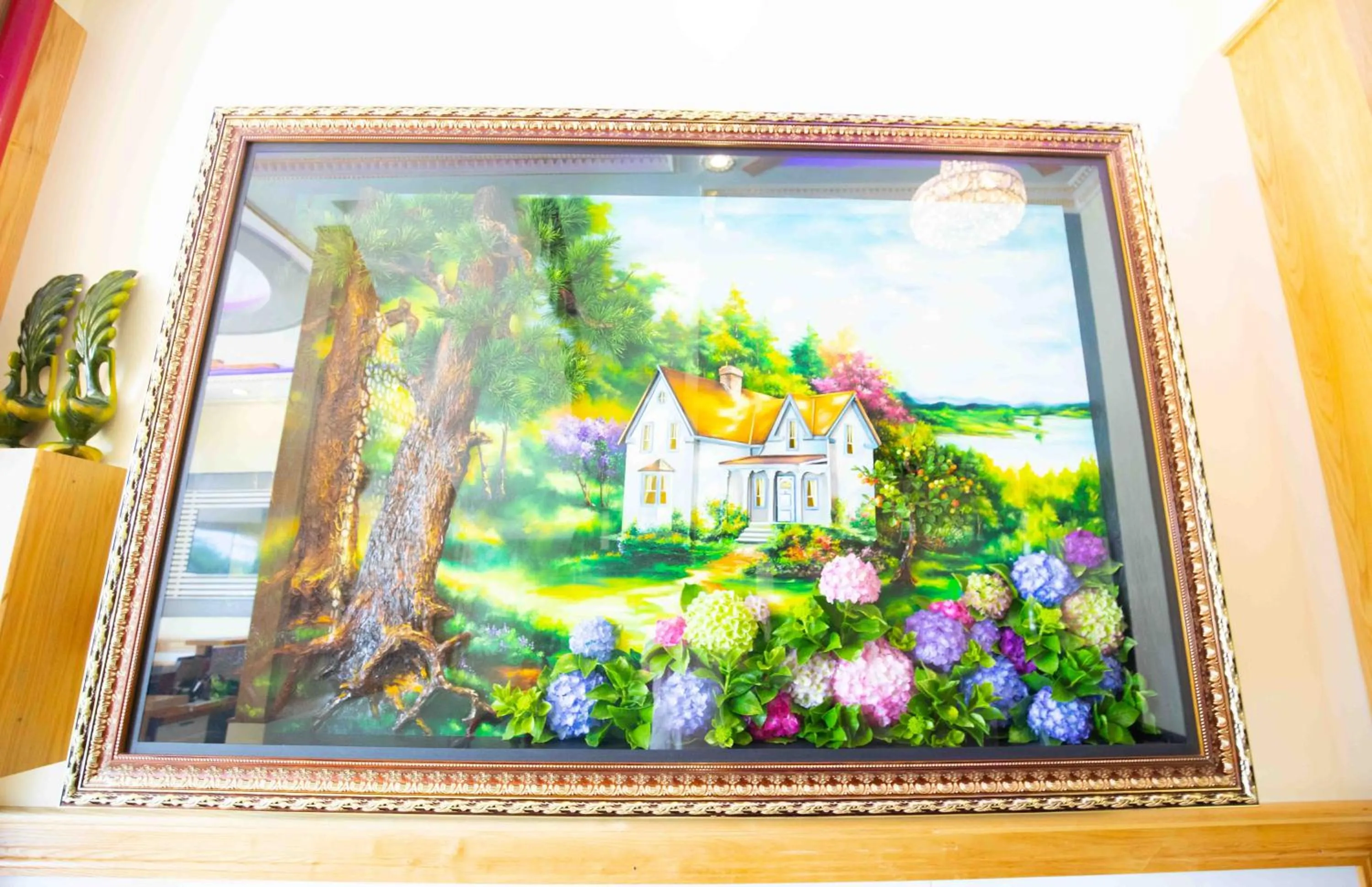 Decorative detail in Hoa Dat Da Lat Hotel