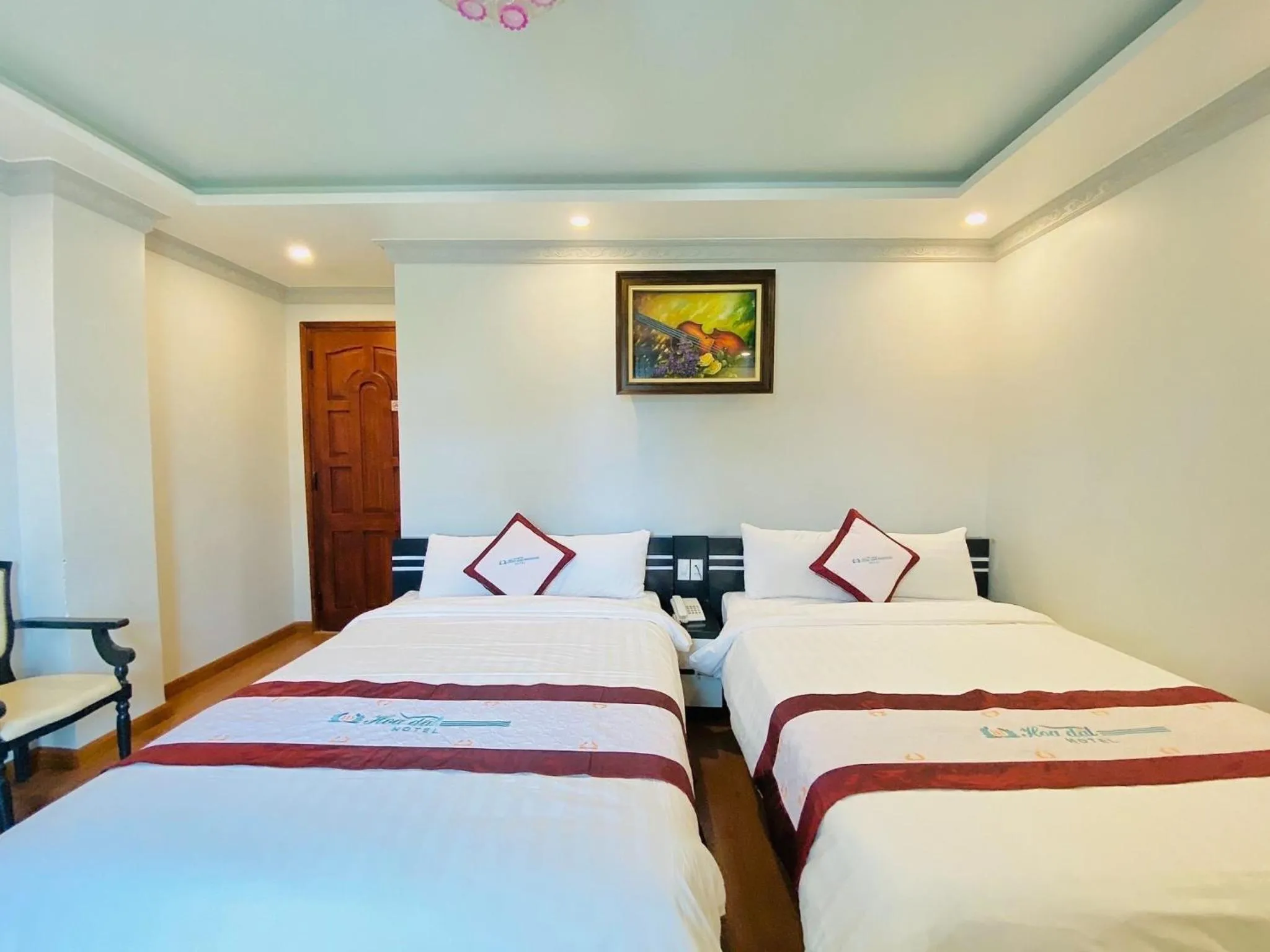 Bed in Hoa Dat Da Lat Hotel