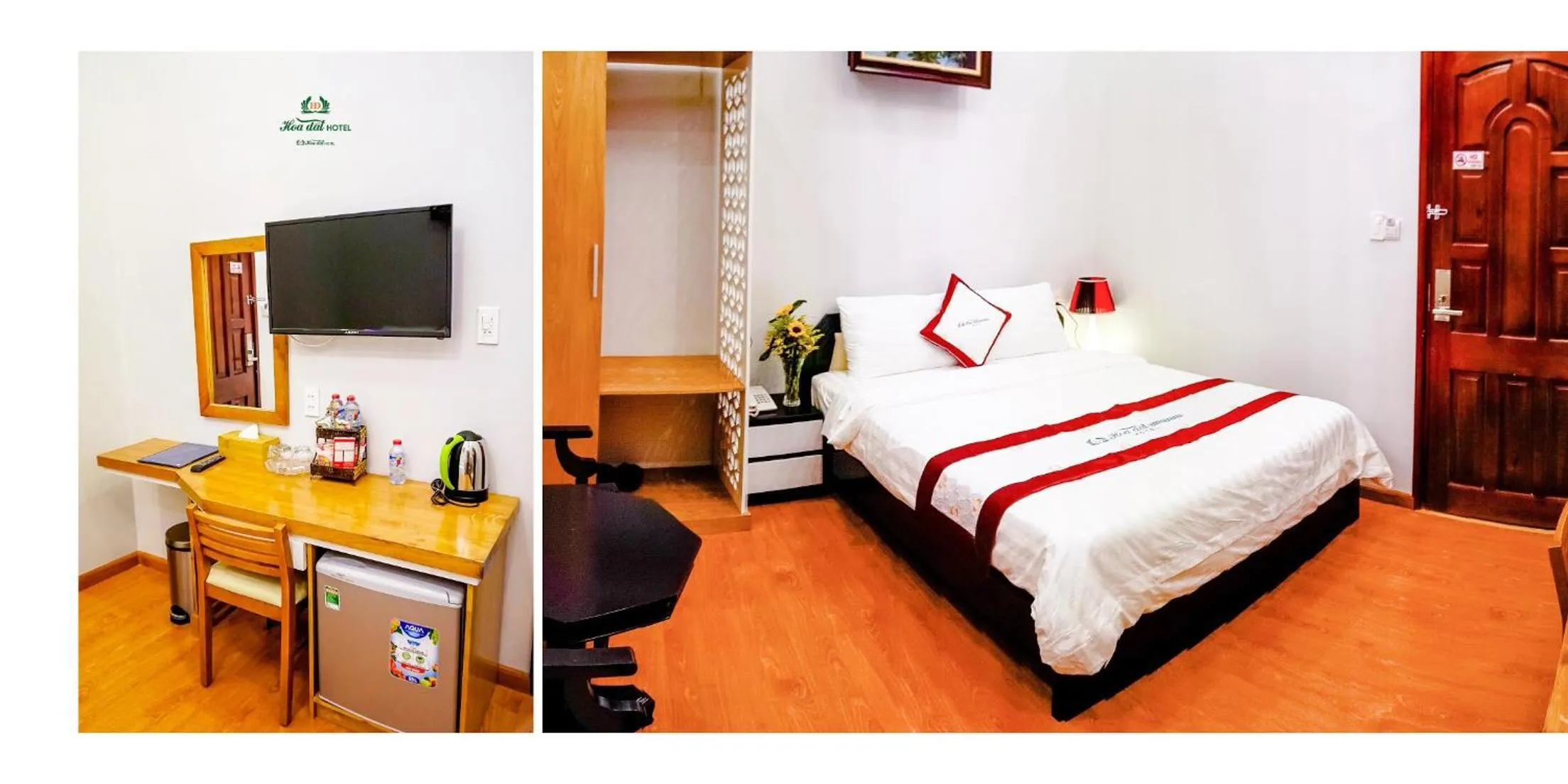 Bed in Hoa Dat Da Lat Hotel