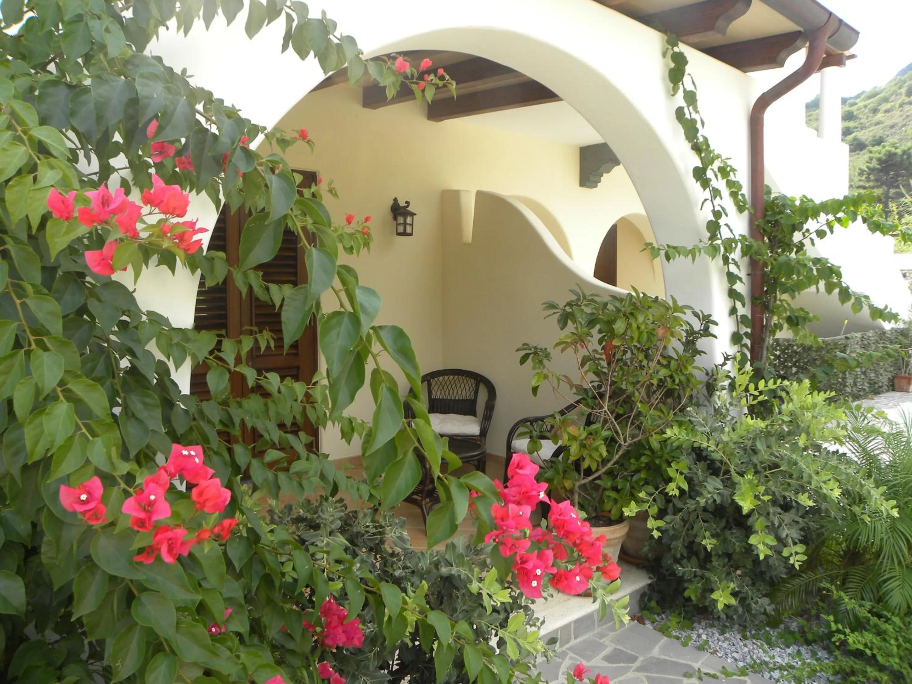 Balcony/Terrace in Hotel Borgo Eolie
