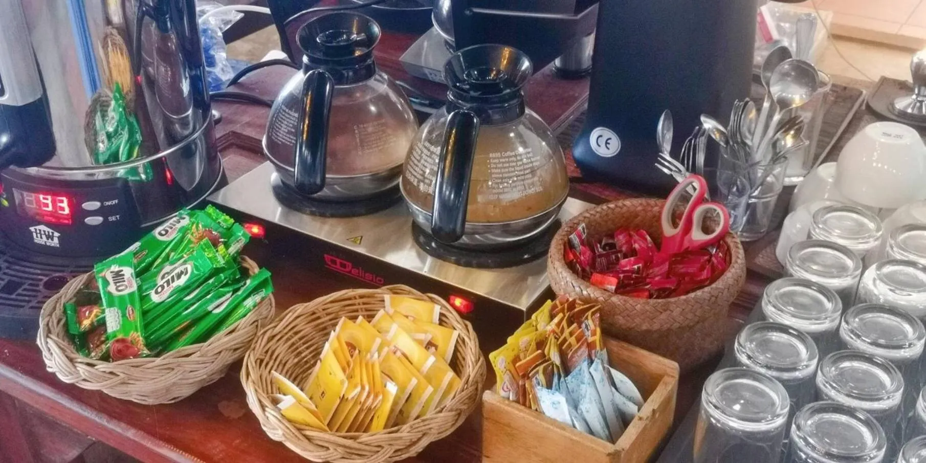 Buffet breakfast in Koh Mak Resort