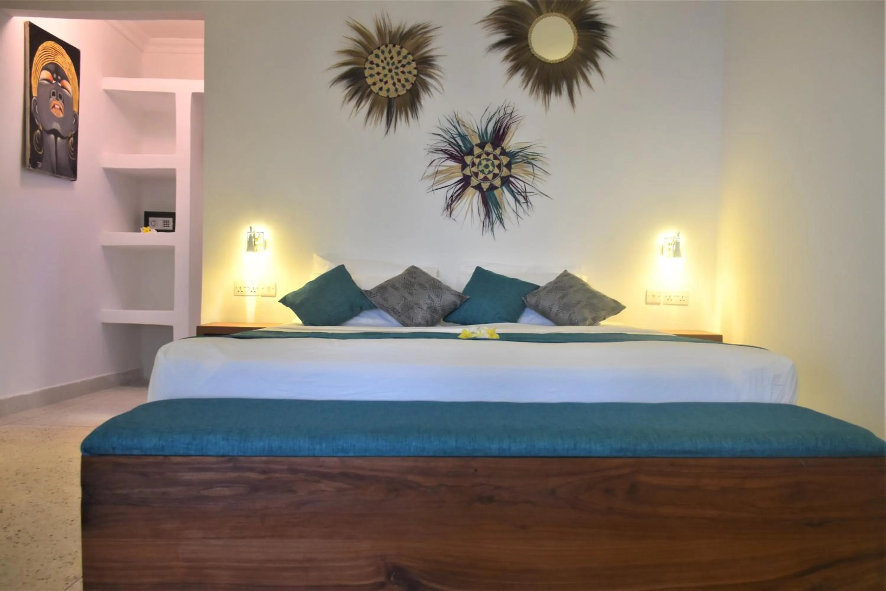 Bedroom, Bed in Blue Palm Zanzibar