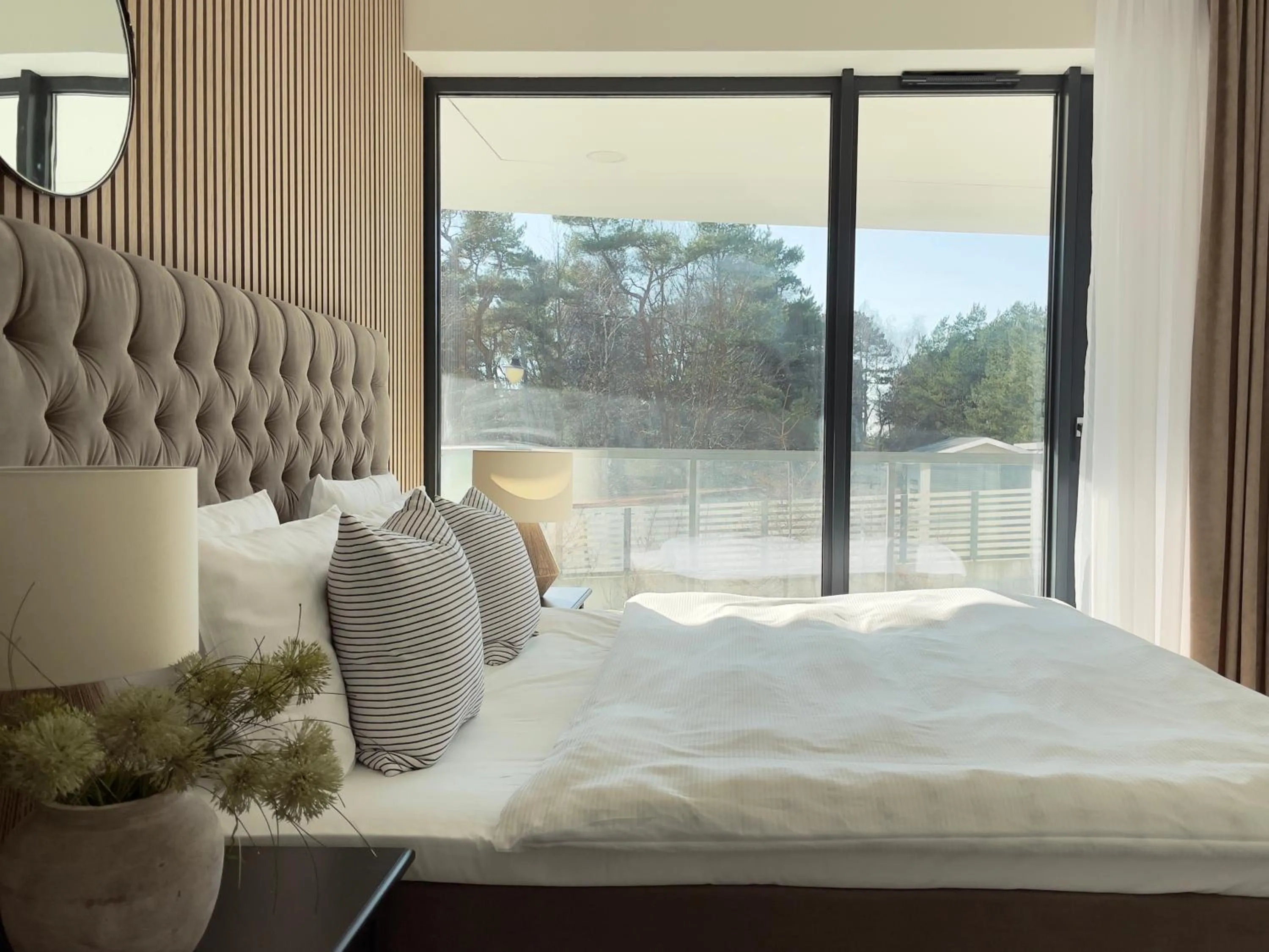 Bed in Dune Beach Resort