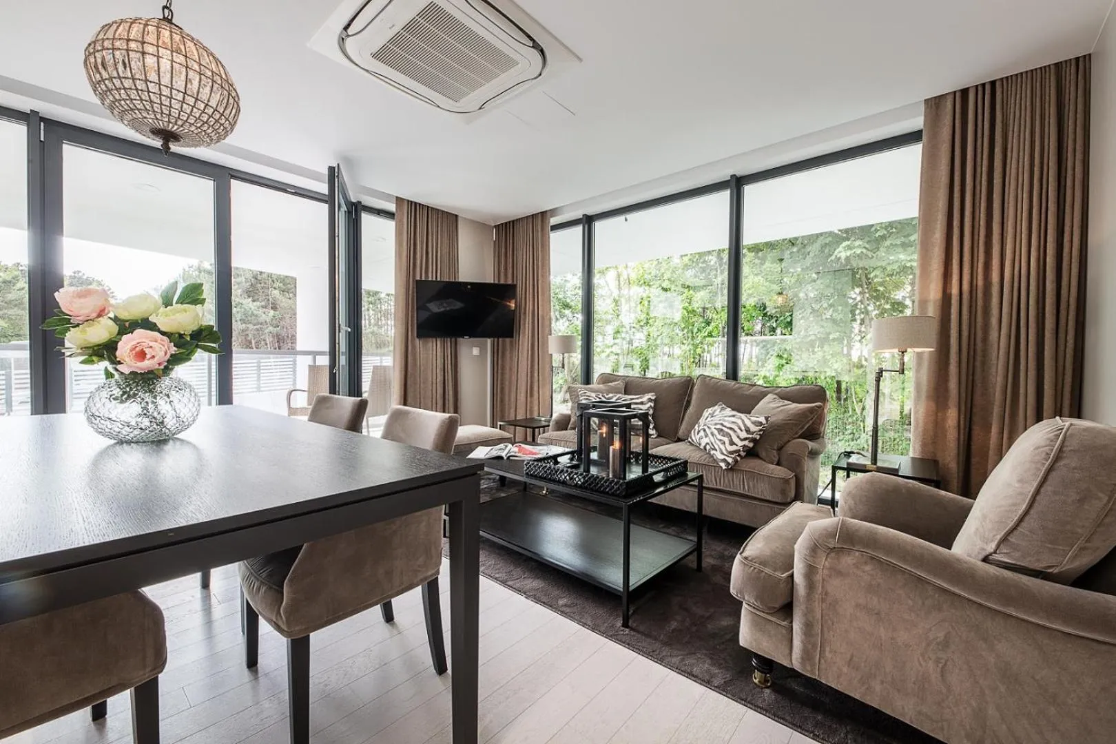 Living room in Dune Beach Resort
