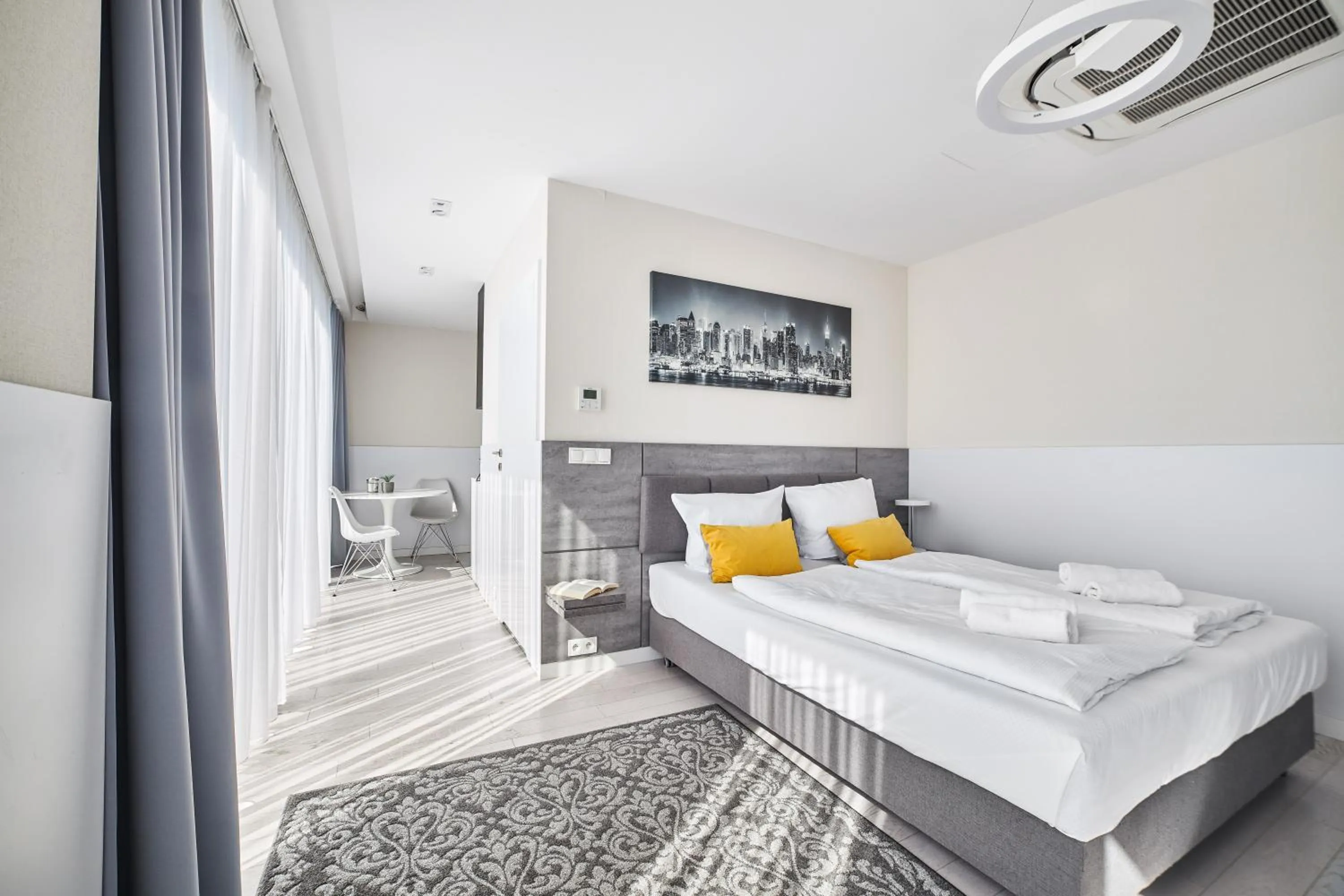 Bed in Dune Beach Resort