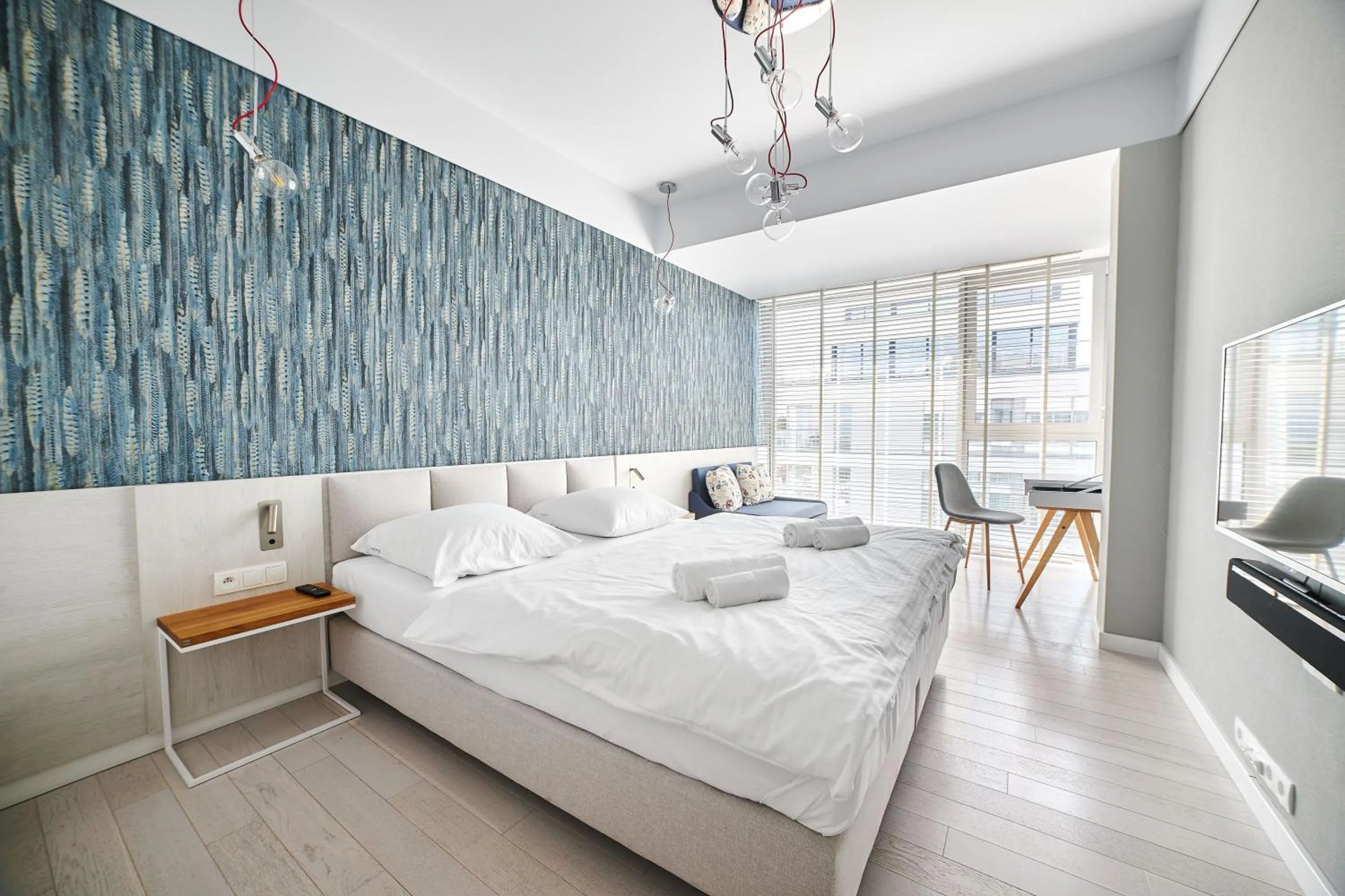 Bed in Dune Beach Resort