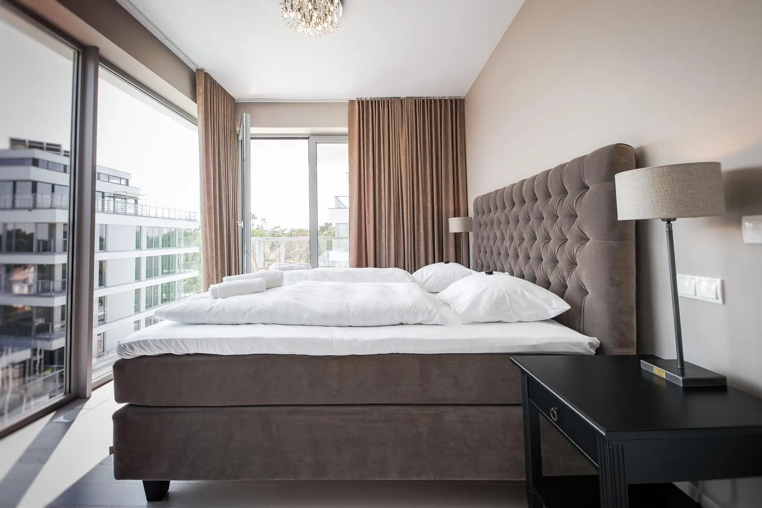 Bed in Dune Beach Resort