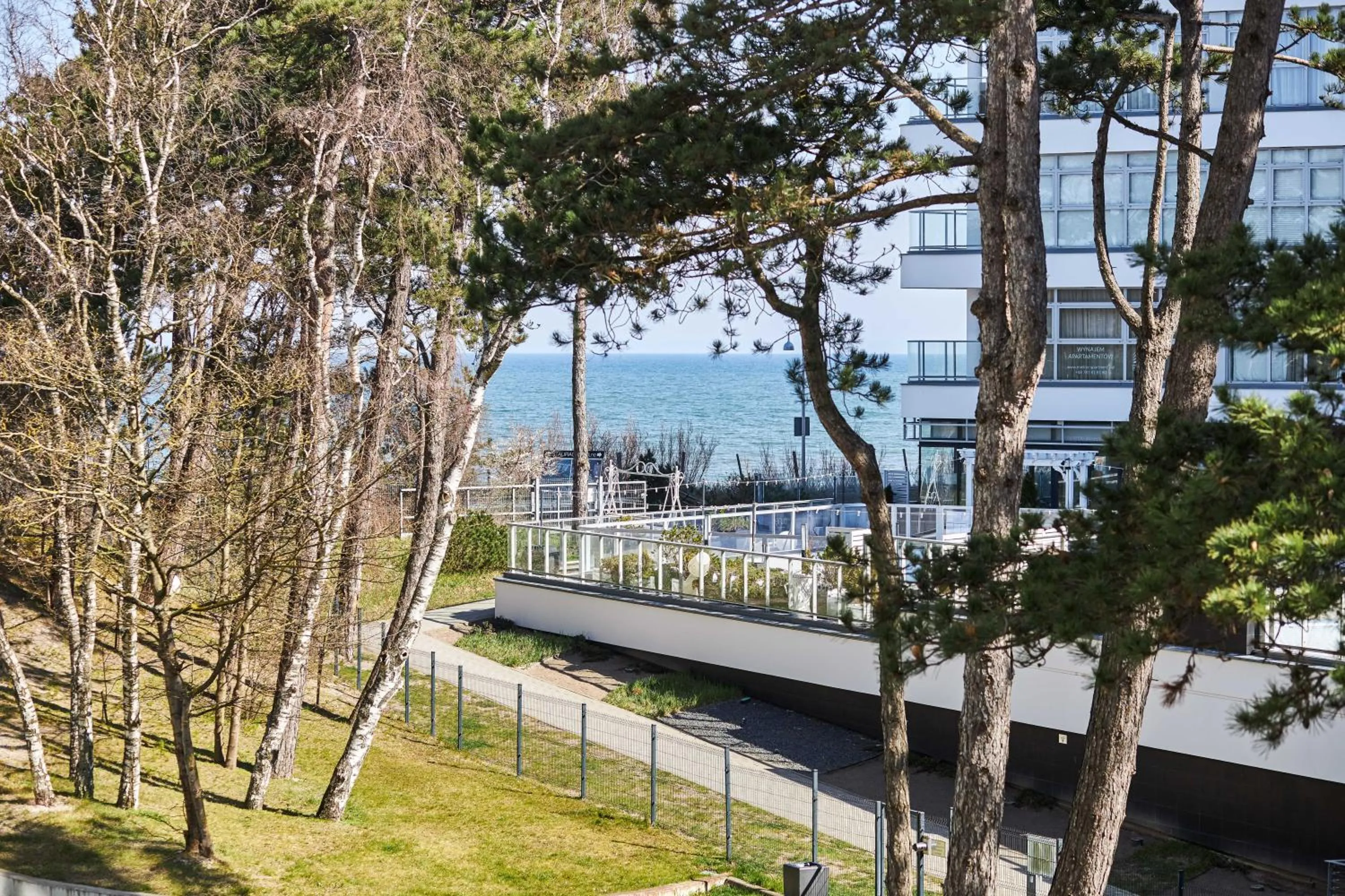 Natural landscape in Dune Beach Resort