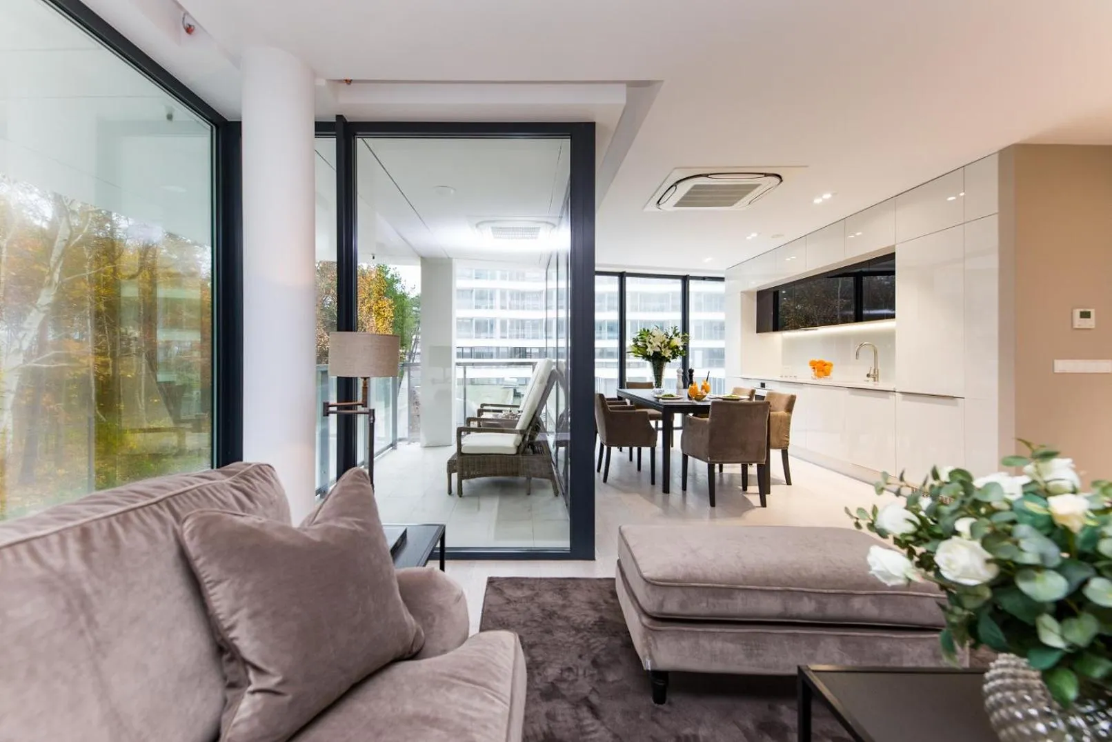 Living room in Dune Beach Resort
