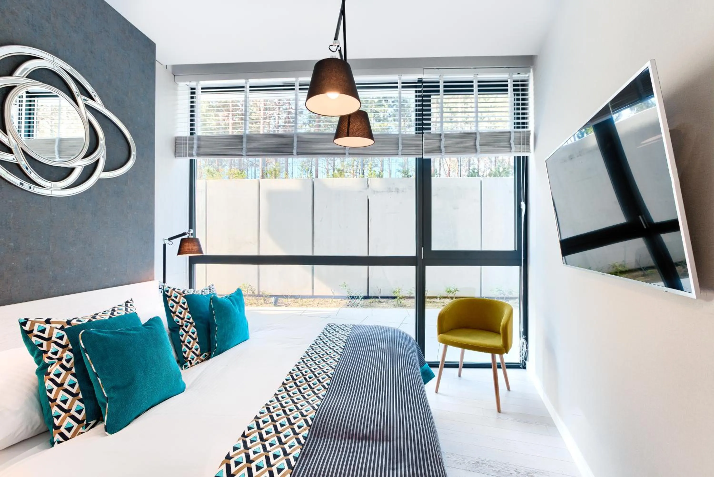 Bed in Dune Beach Resort